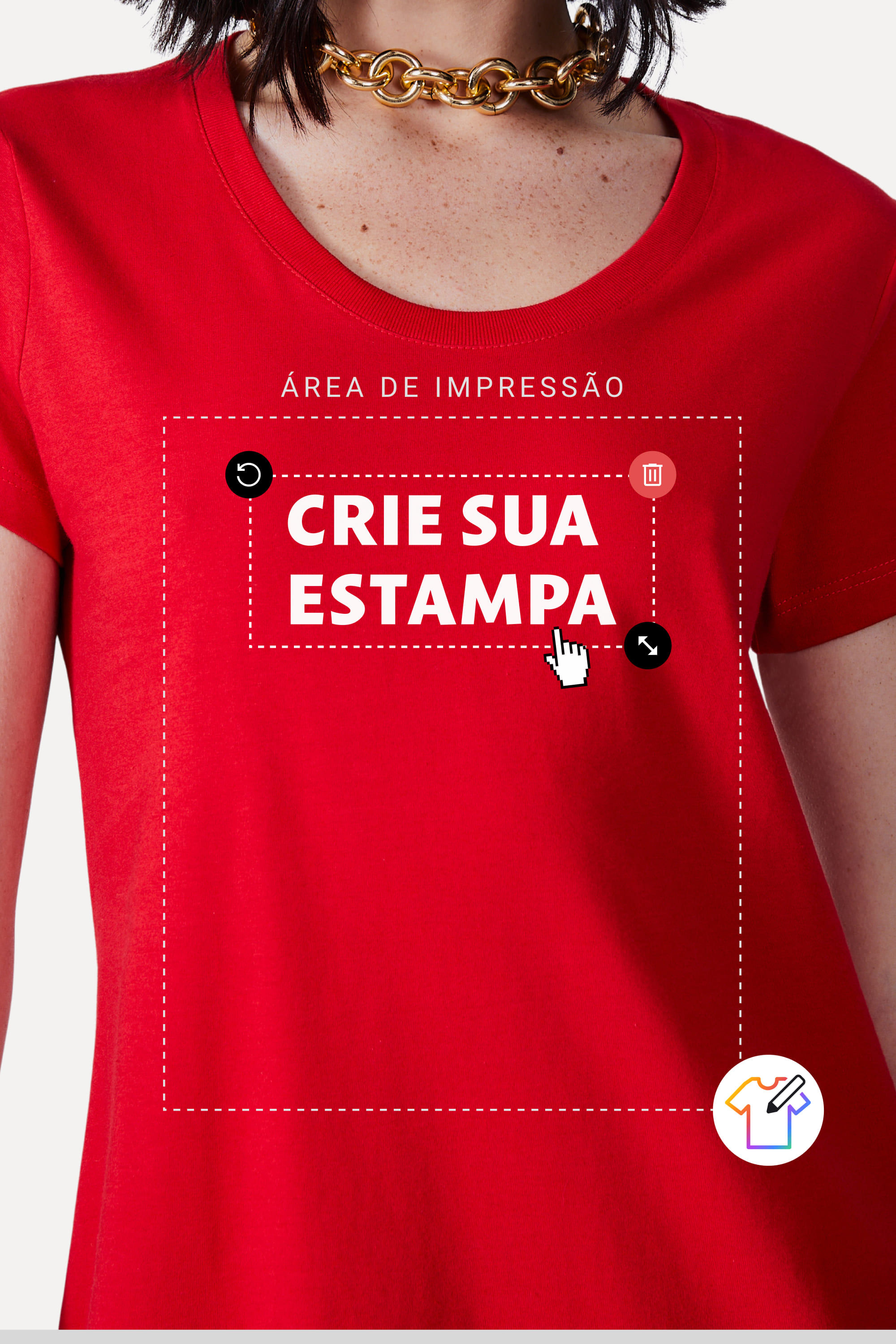 Camiseta Fem Personalizada Faca Vc