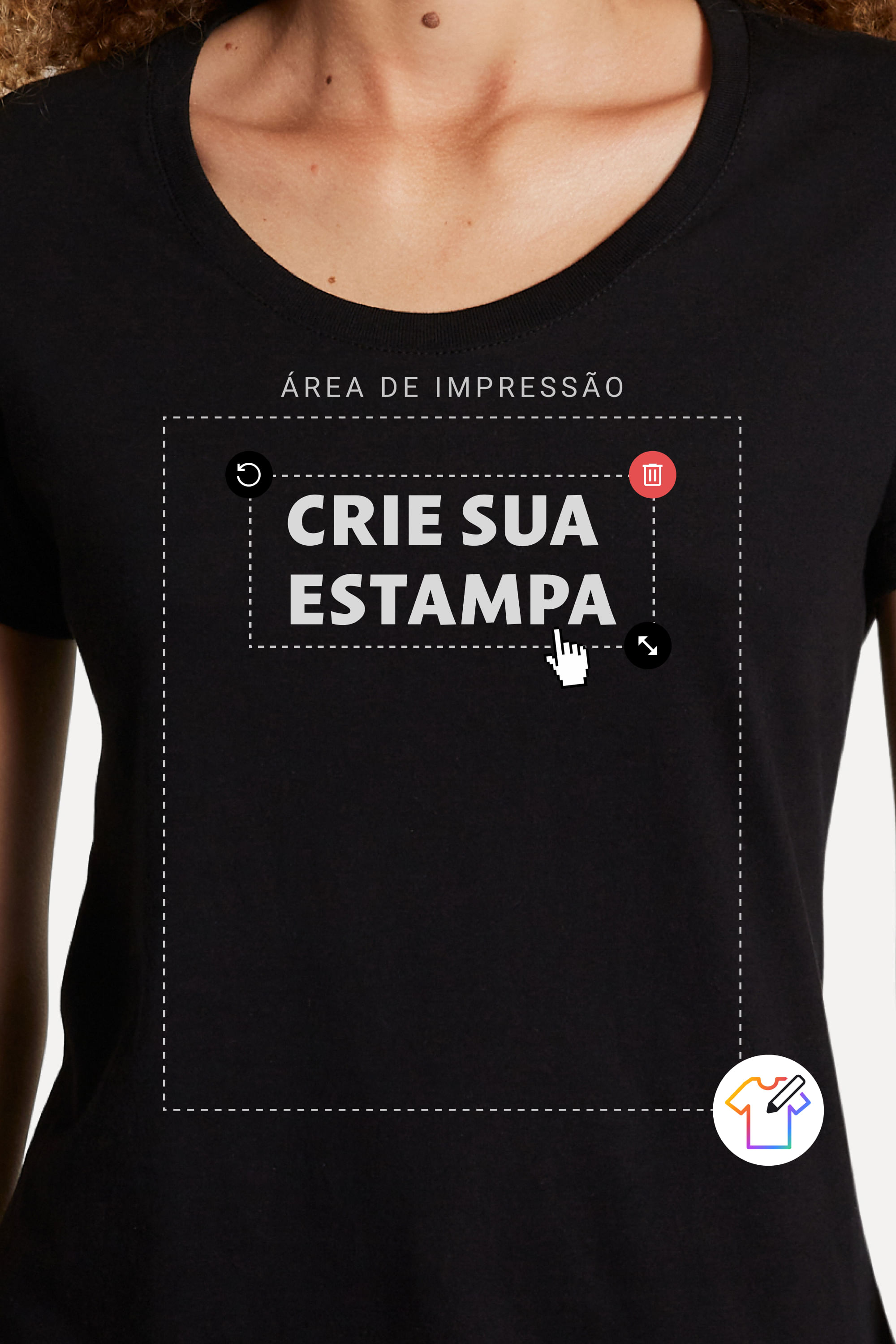 Camiseta Fem Personalizada Faca Vc