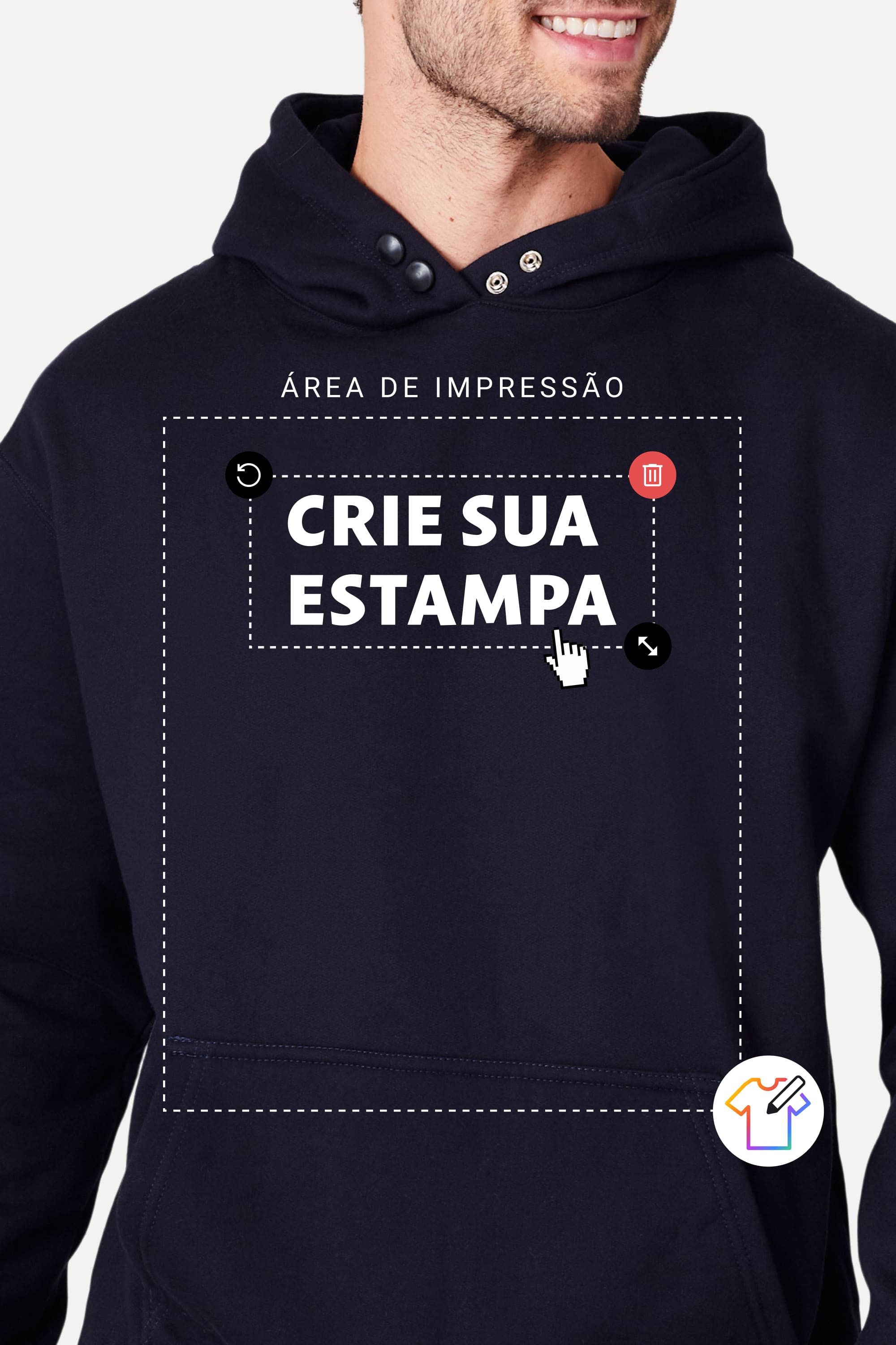 Hoodie Moletom Personalizado Faca Vc
