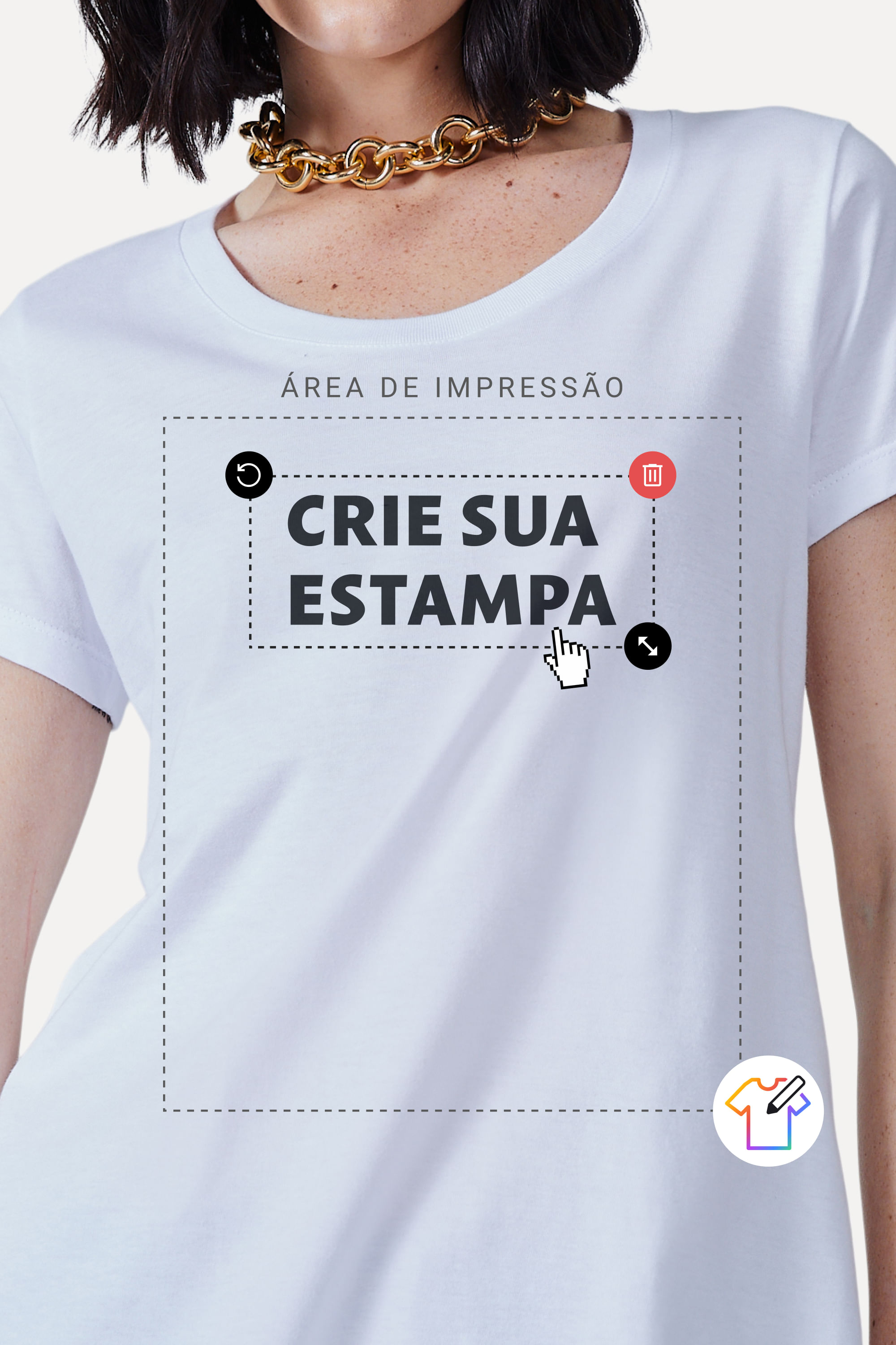 Camiseta Fem Personalizada Faca Vc