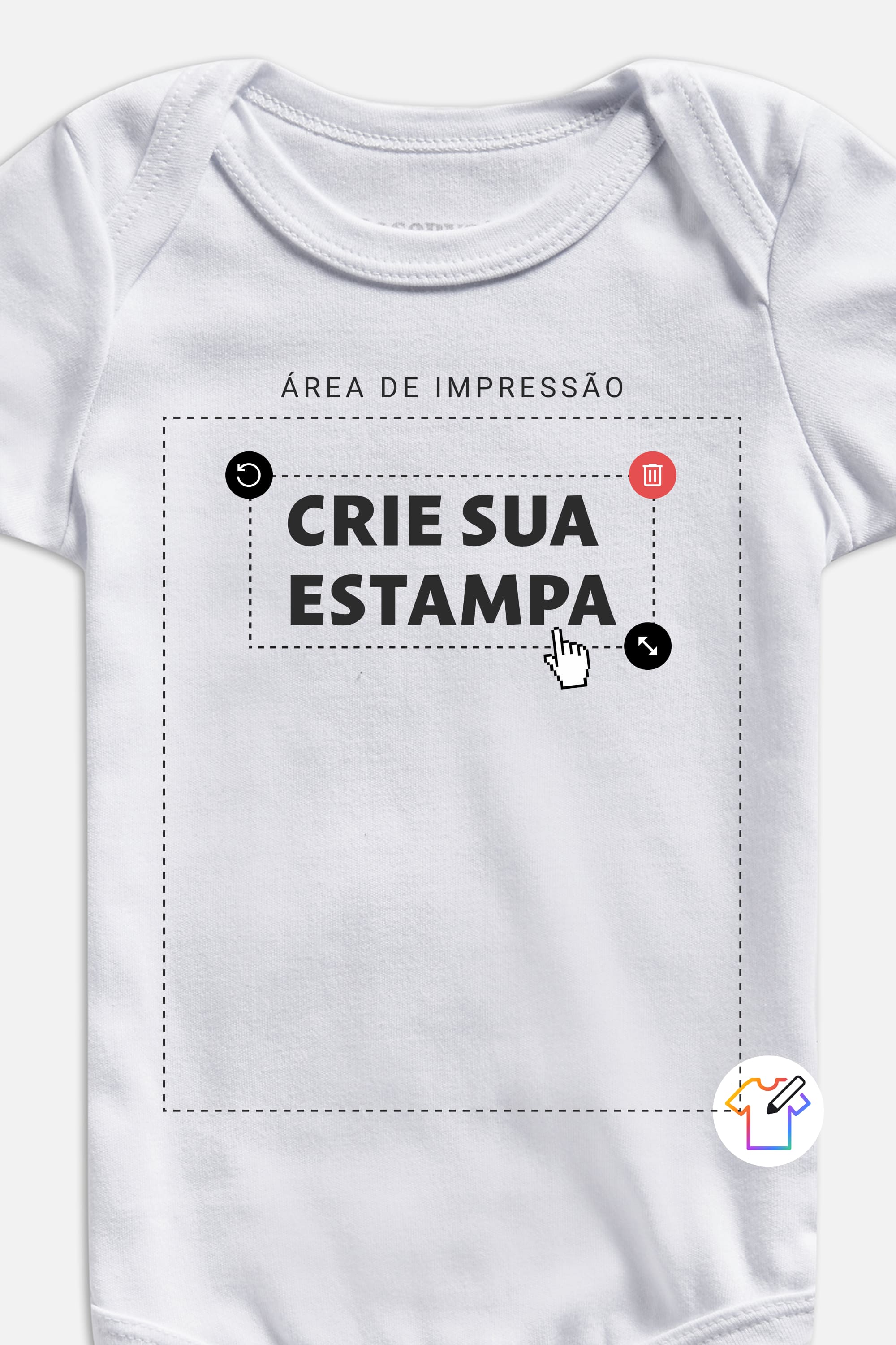 Body Bebe Personalizado Faca Vc - Branco - P