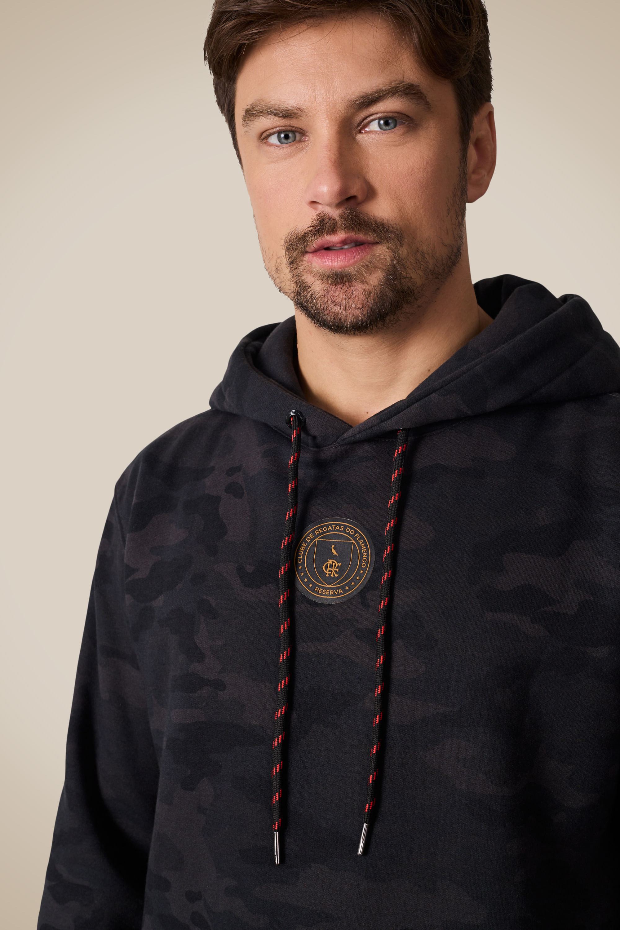 Hoodie Moletom Estampado Camuflado Fla