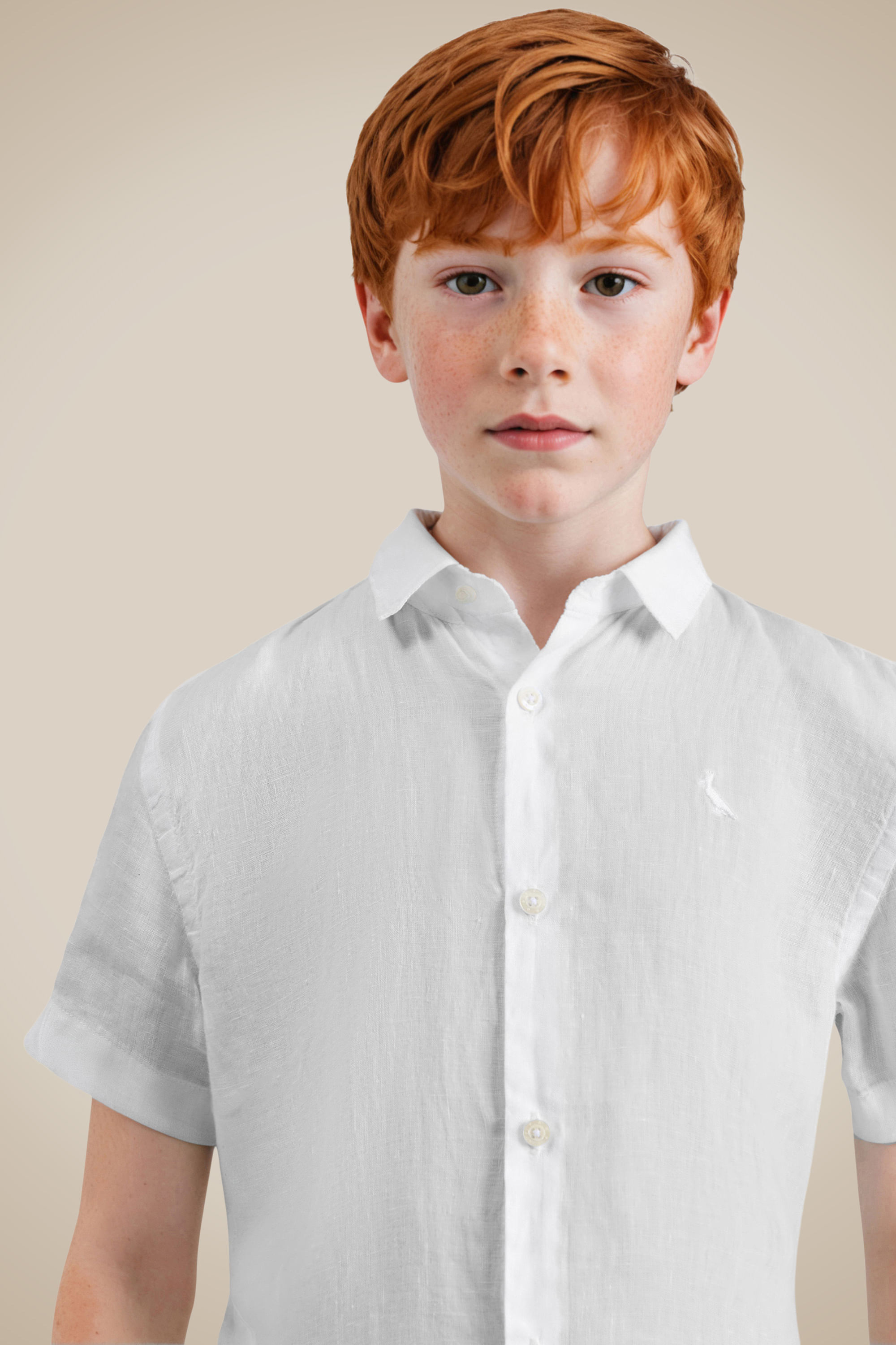 Camisa Mini Linho Puro Mc