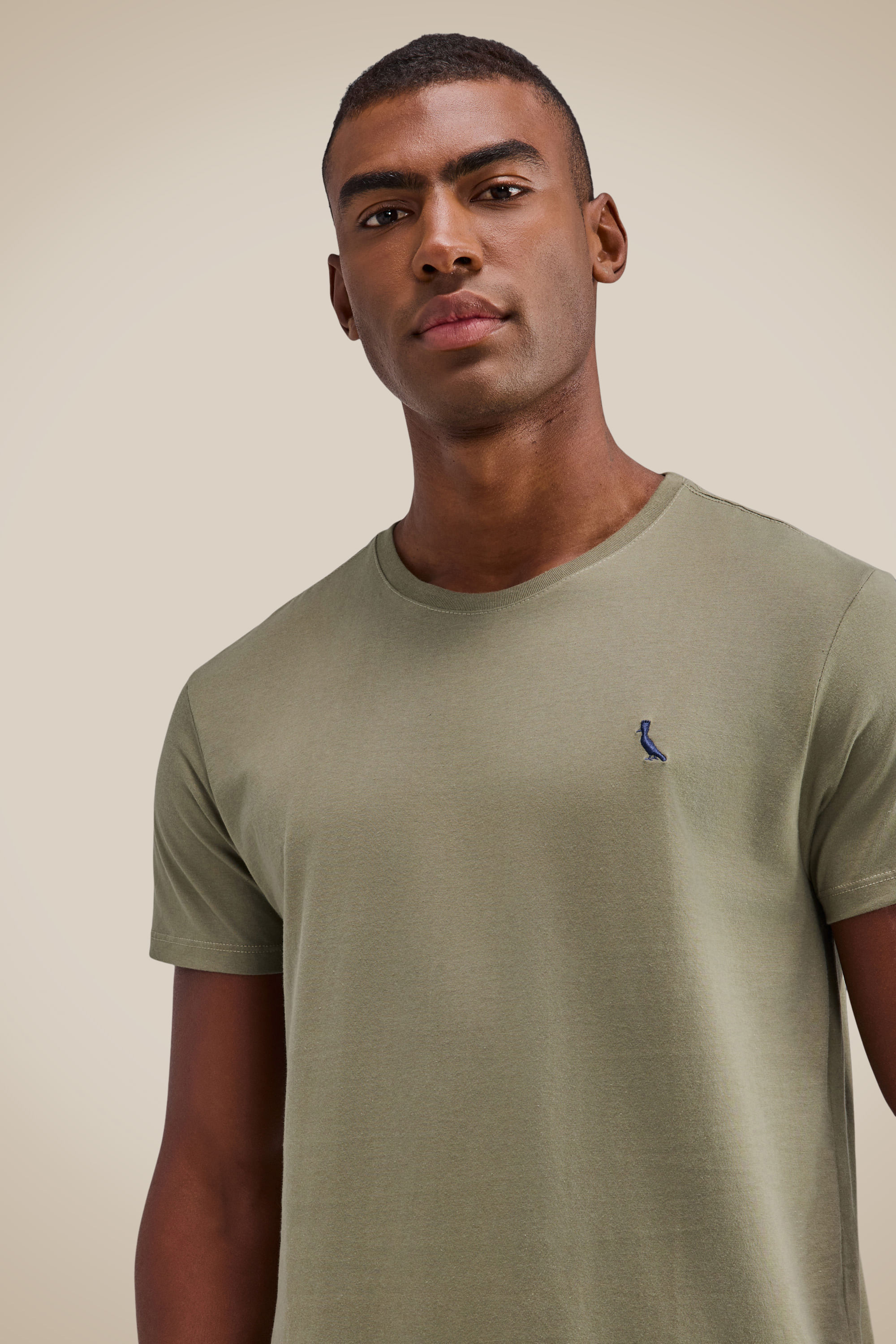 Camiseta Careca - Militar - M