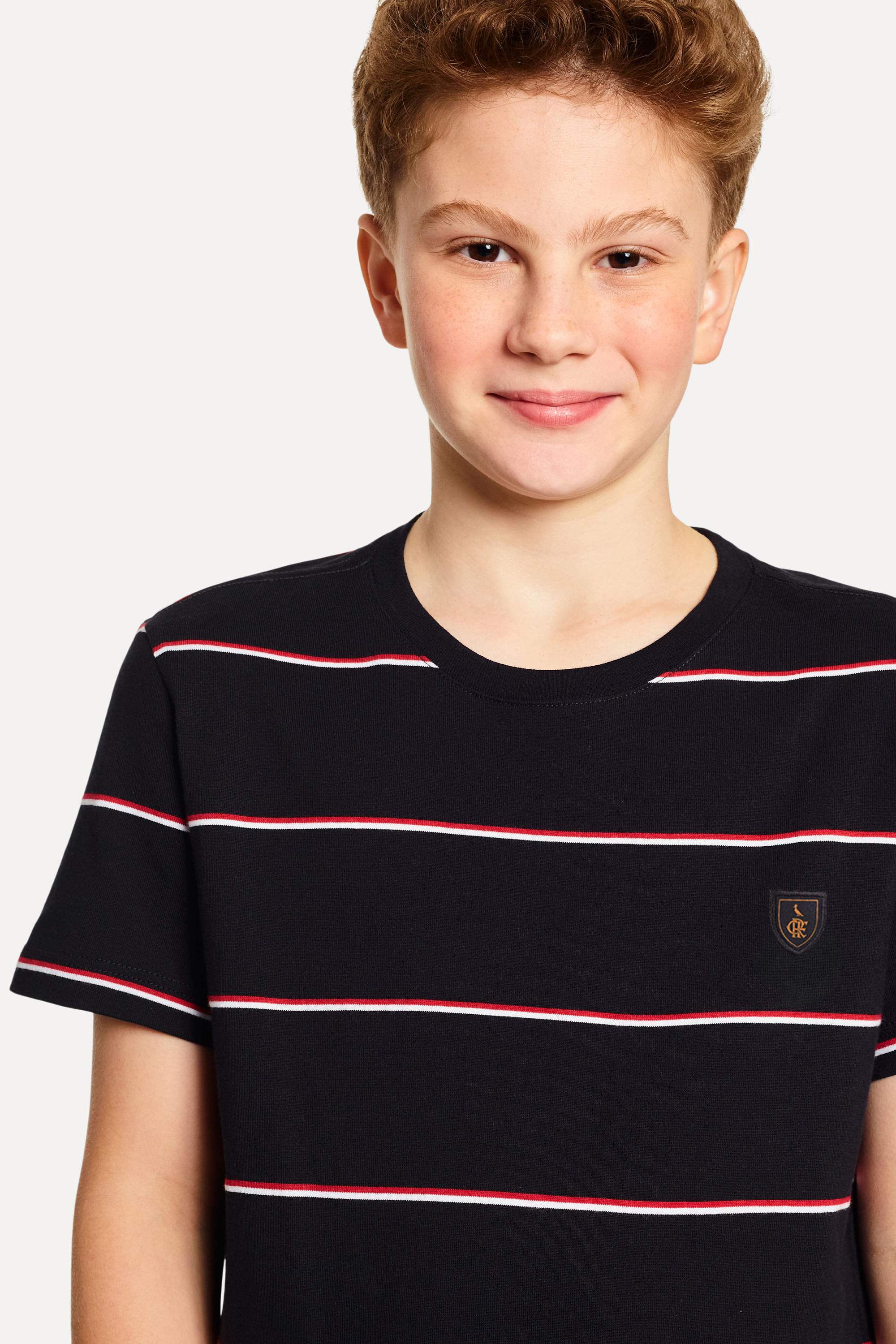 Camiseta Mini Fio Tinto Listrada Fla