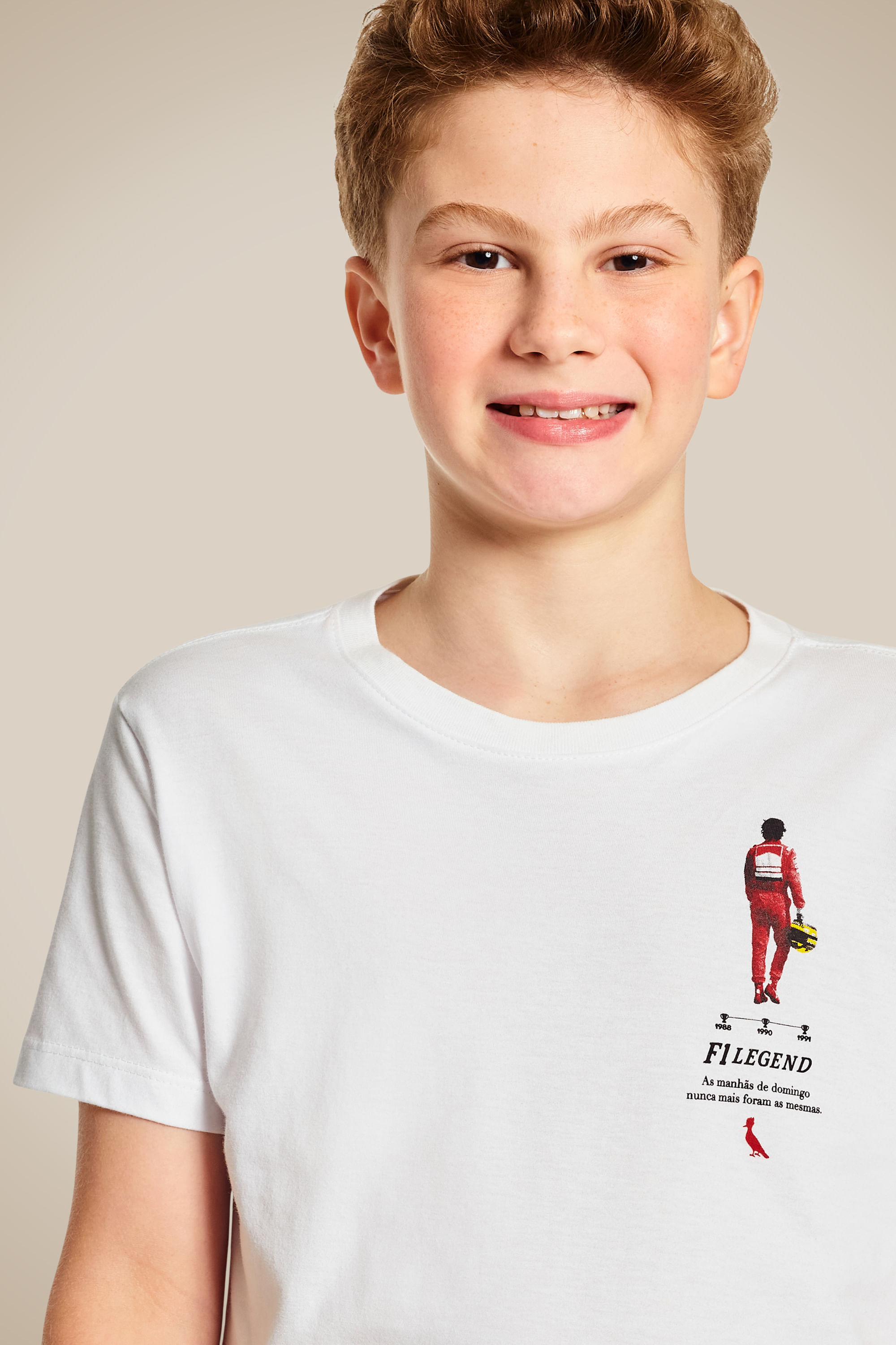 Camiseta Est Mini F1 Legend Senna
