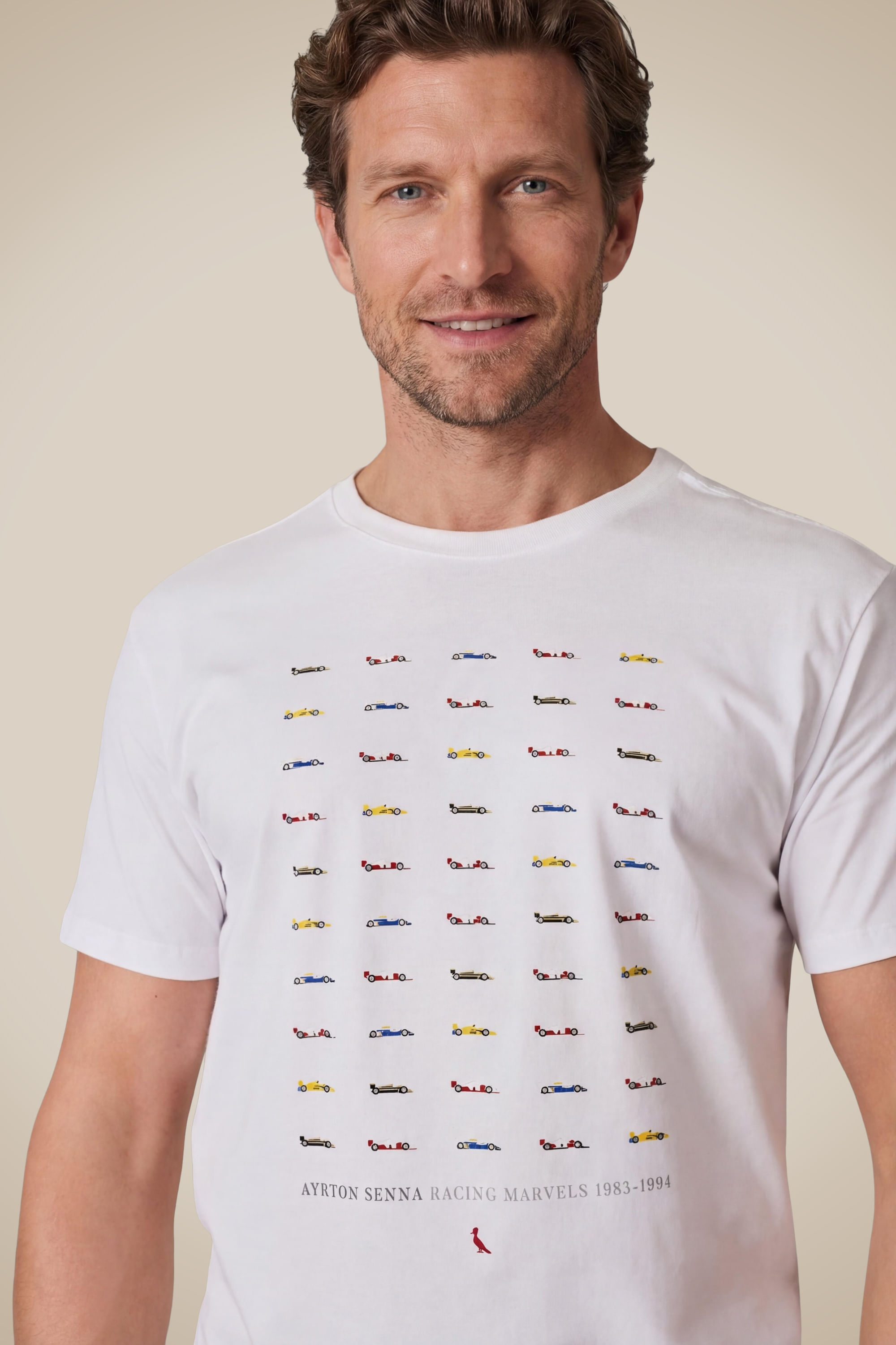 Camiseta Estampada Car Collection Senna