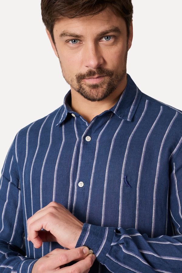 Camisa Ml Listras Marcos Marinho - M