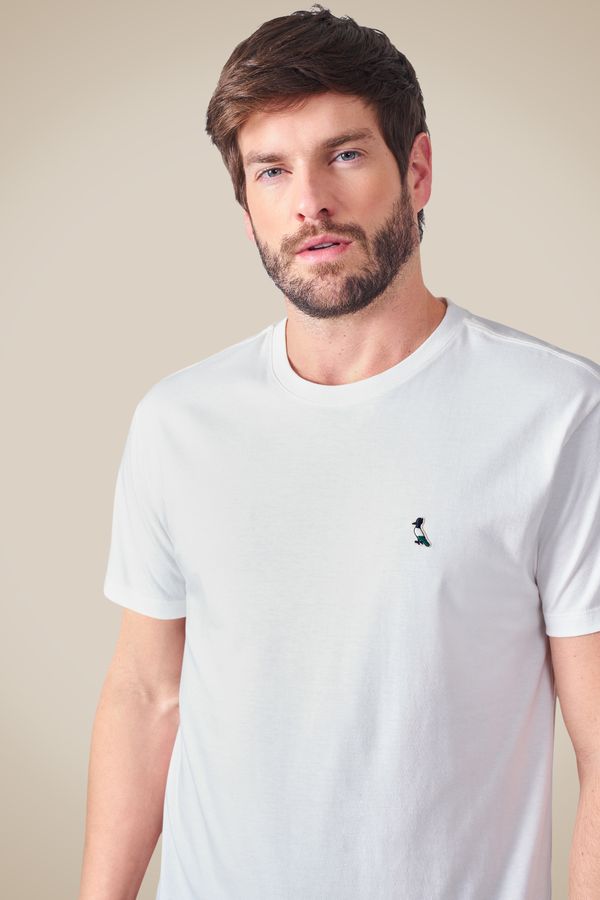 Camiseta Regular Patch Tricolor Off White - Gg