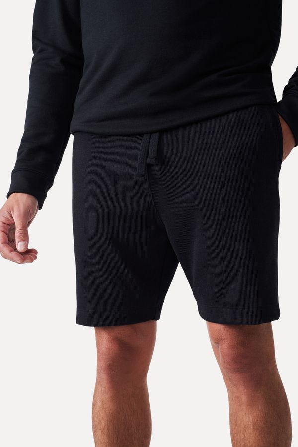 Bermuda Tricot Canelado Preto - P