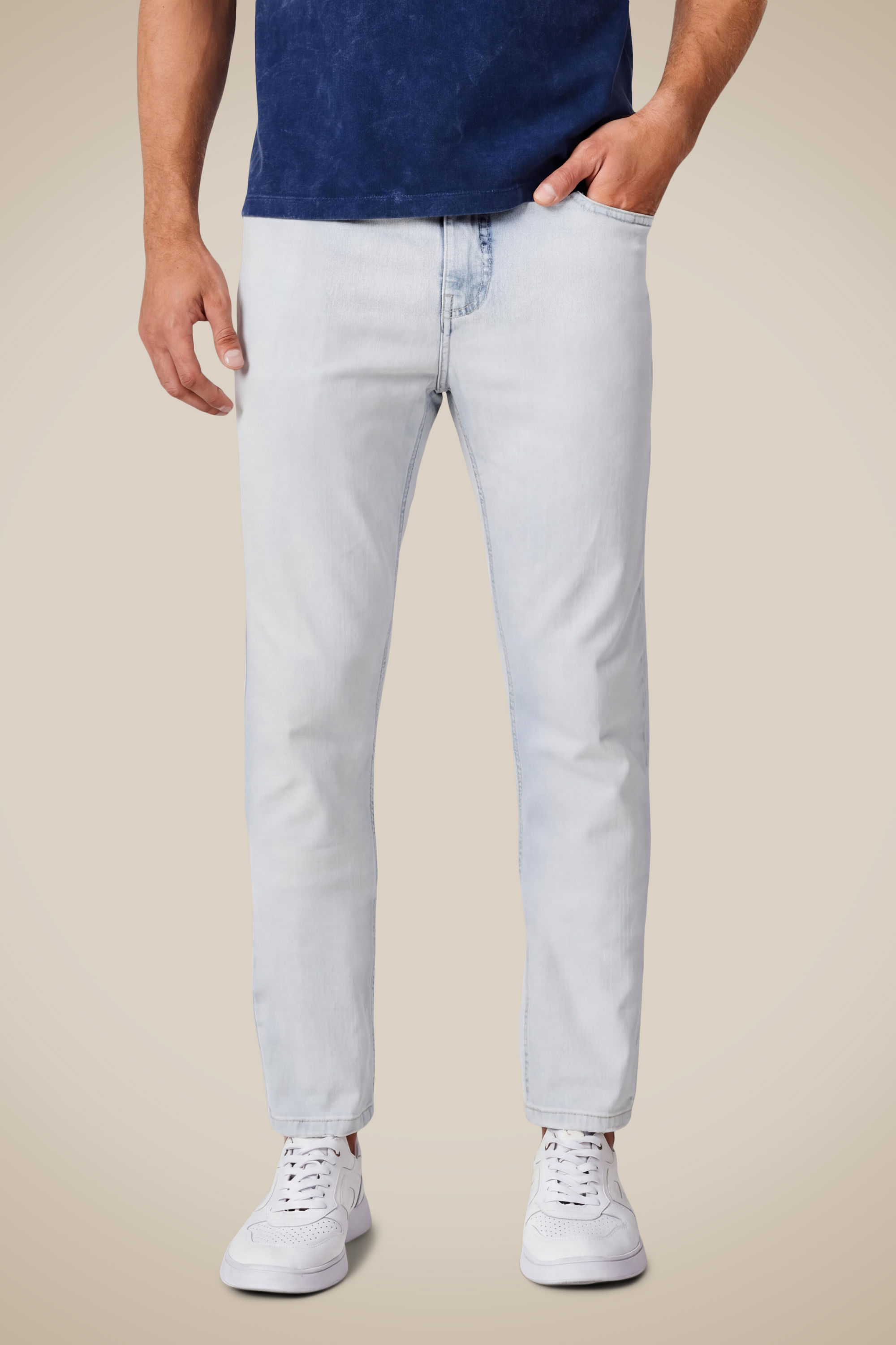Calca Jeans Slim Relaxed Nico