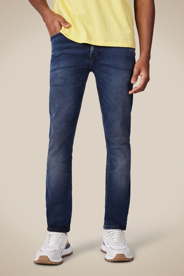 Calca Jeans Skinny Moletom Tim Indigo - 40