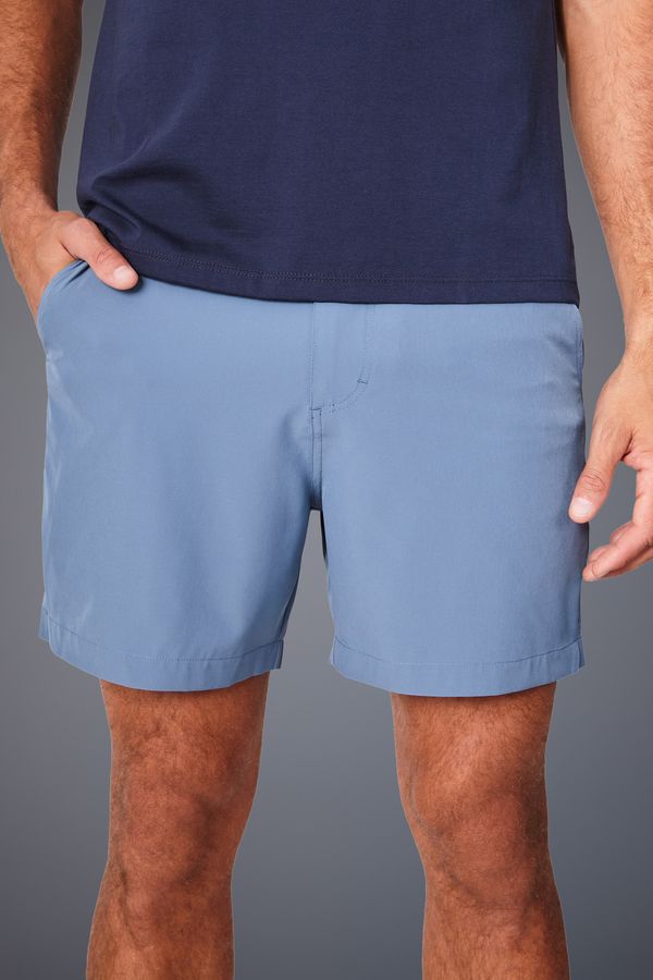 Short Arpoador Liso Azul Iron - 38