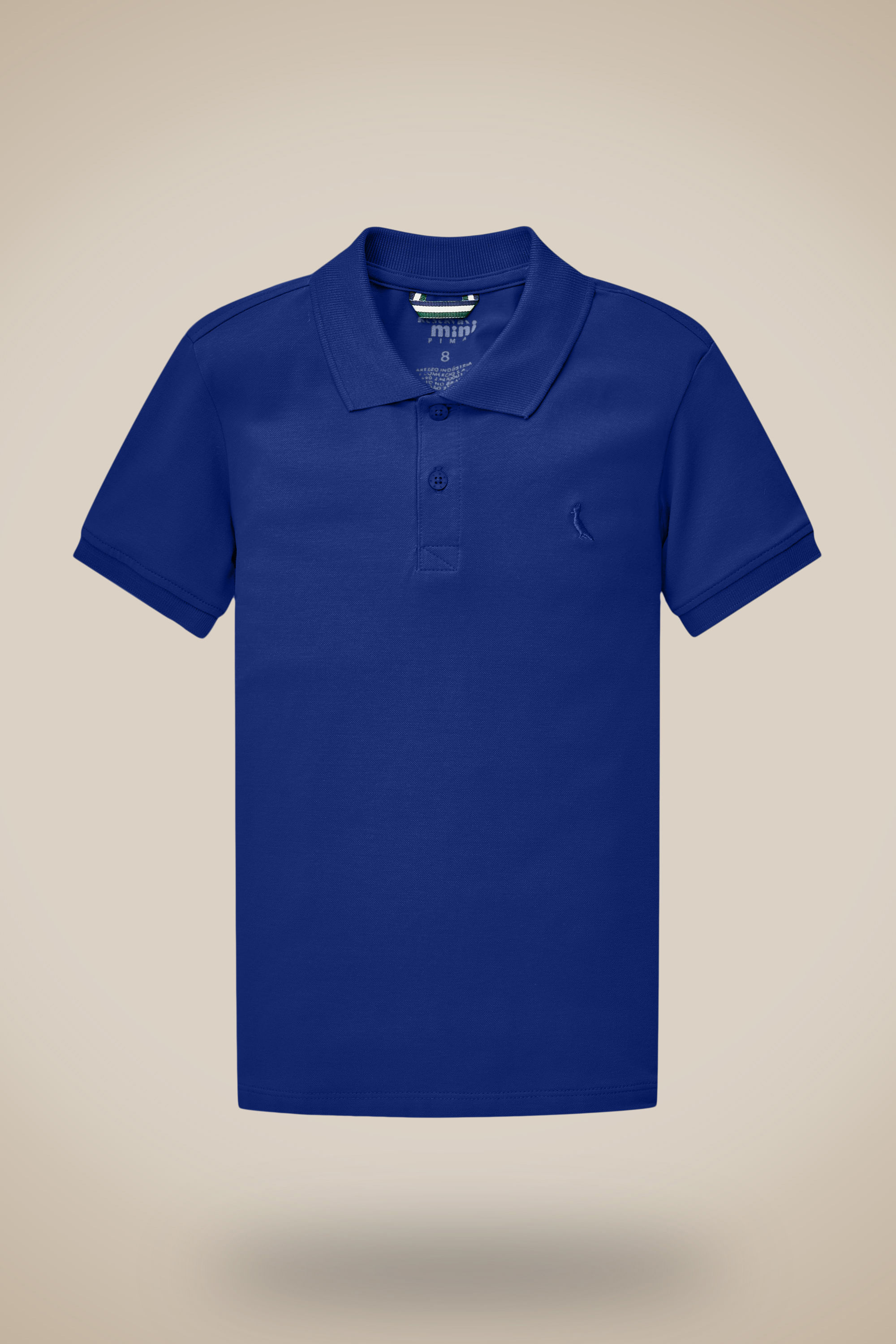 Polo Mc Mini Piquet Pima - Azul Klein - 04