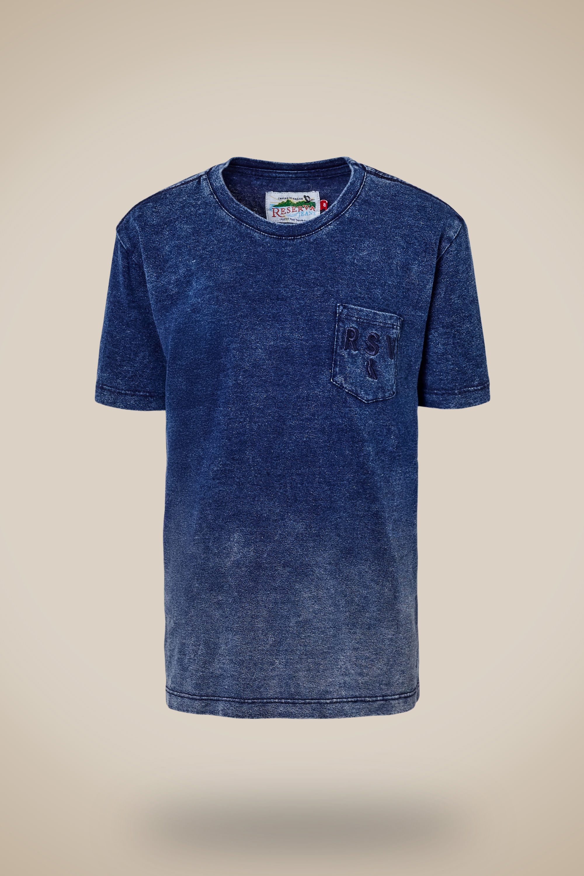 Camiseta Mini Malhao Indigo Dip Dye