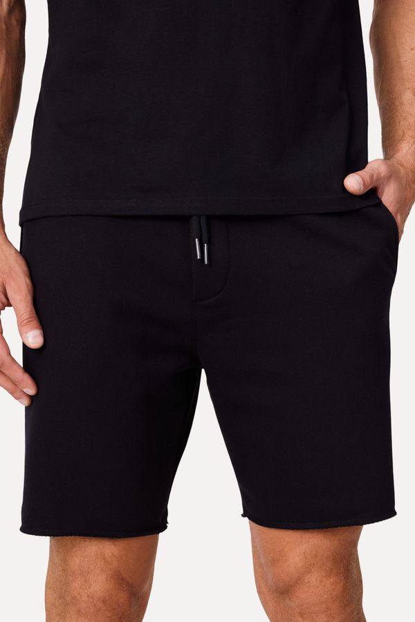 Bermuda Moletom Basico New Preto - Ggg