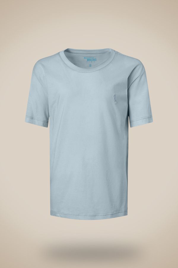 Camiseta Mc Mini Basica Pima Azul Tech - 14