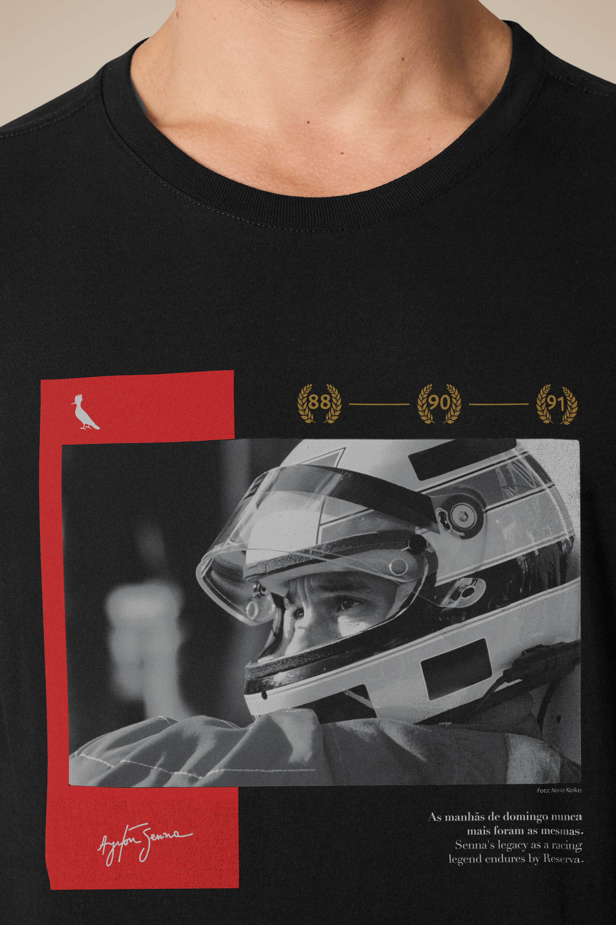 Camiseta Estampada Being Racer Senna