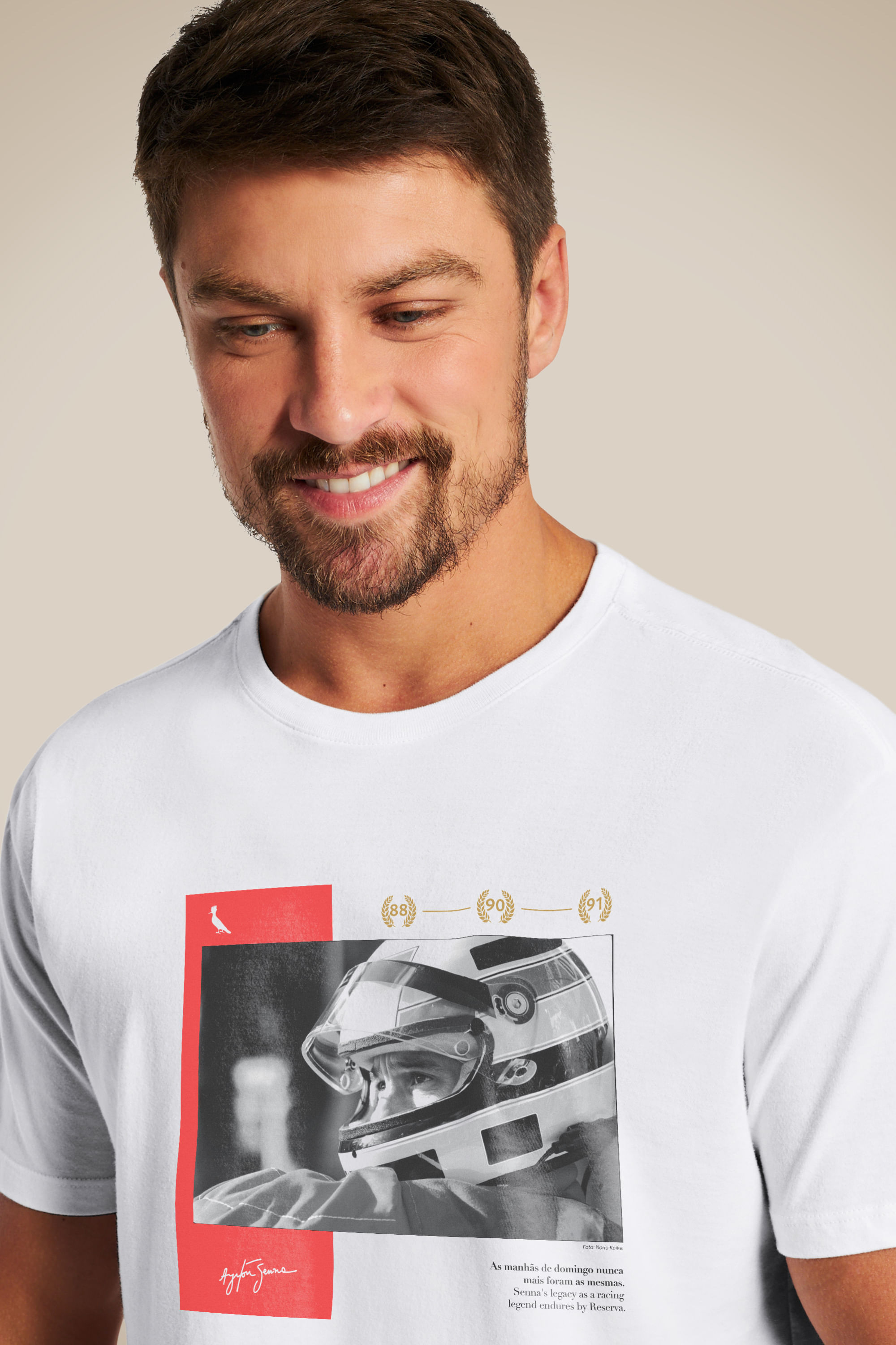 Camiseta Estampada Being Racer Senna