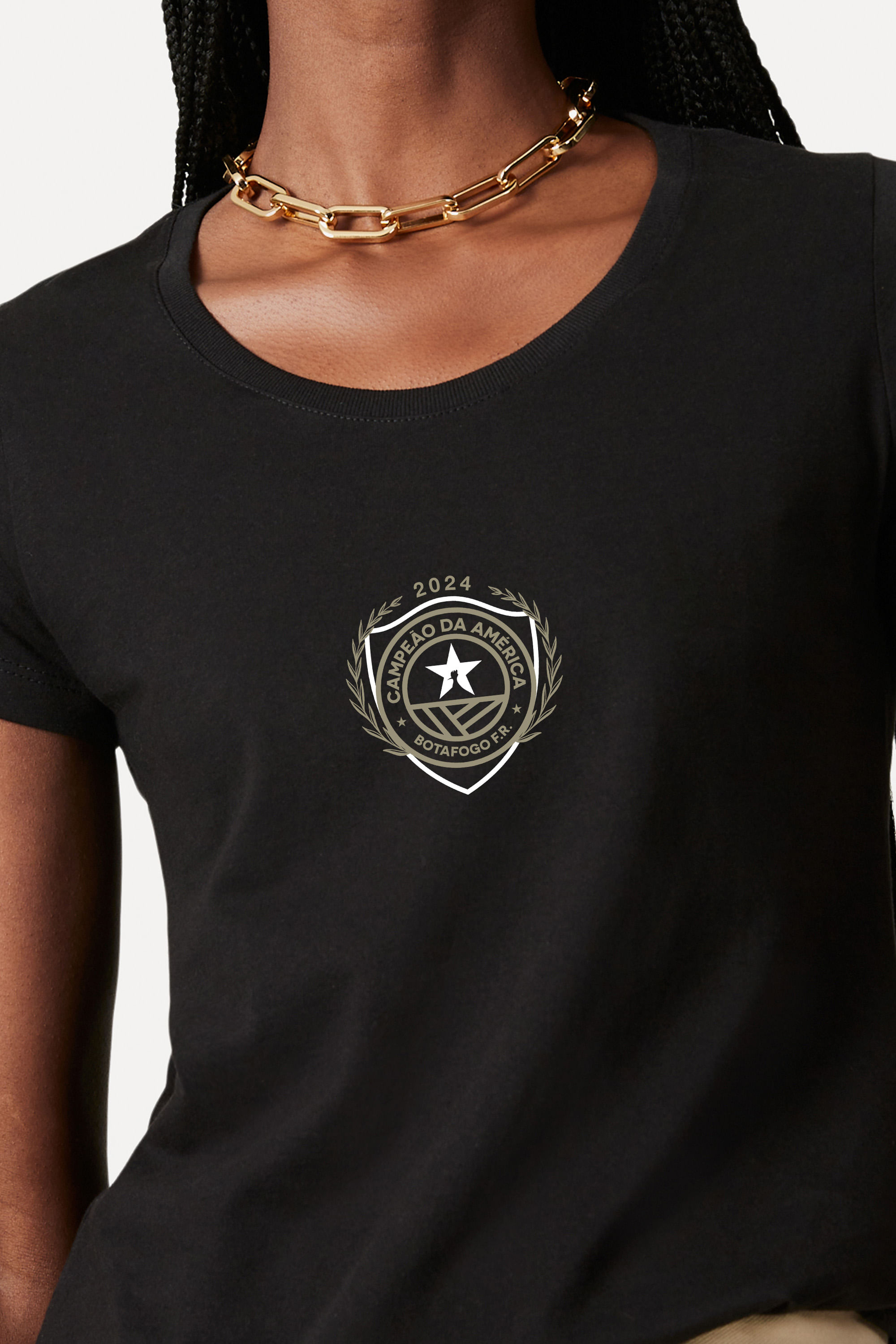 Camiseta Est Campeao Das Americas Fem