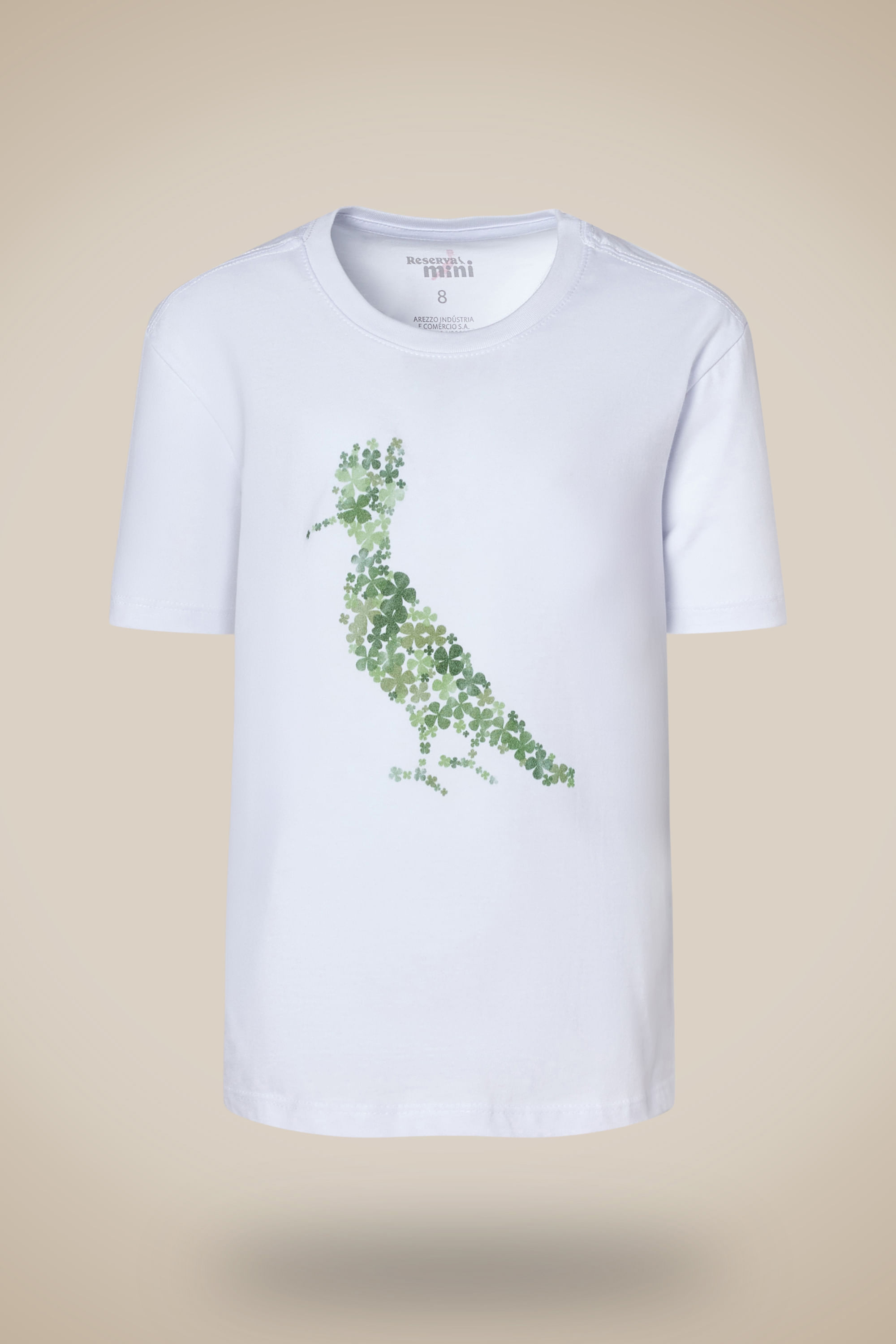 Camiseta Mini Est Pica Pau Trevo - Branco - 08