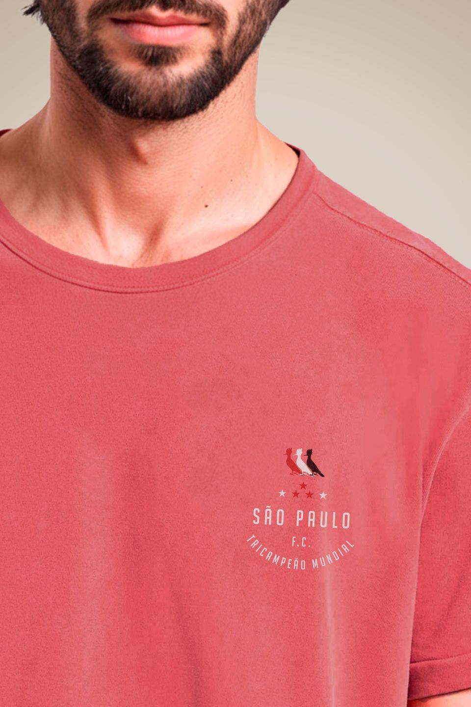 Camiseta Estampada Tricolor Sp