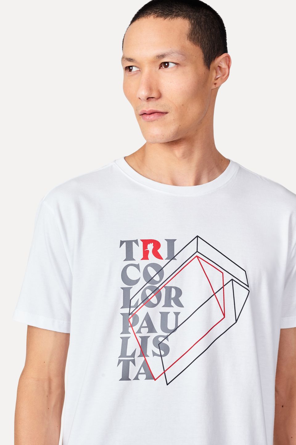 Camiseta Estampada Tricolor 3d Sp