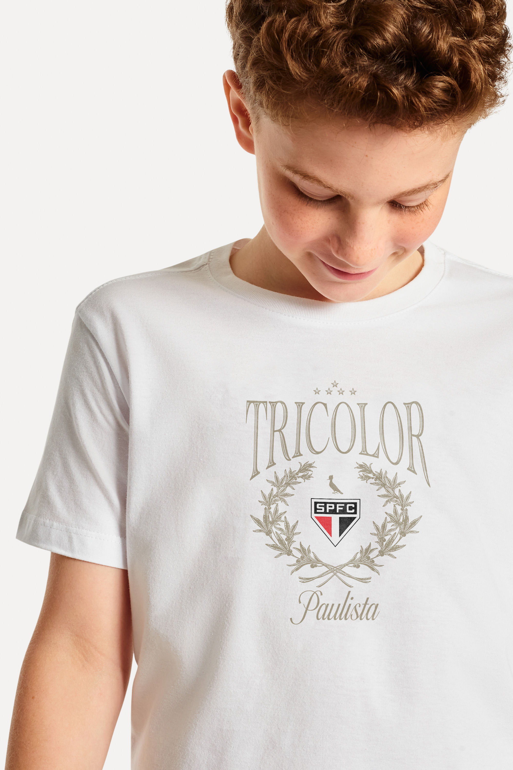 Camiseta Est Mini Tricolor Paulista
