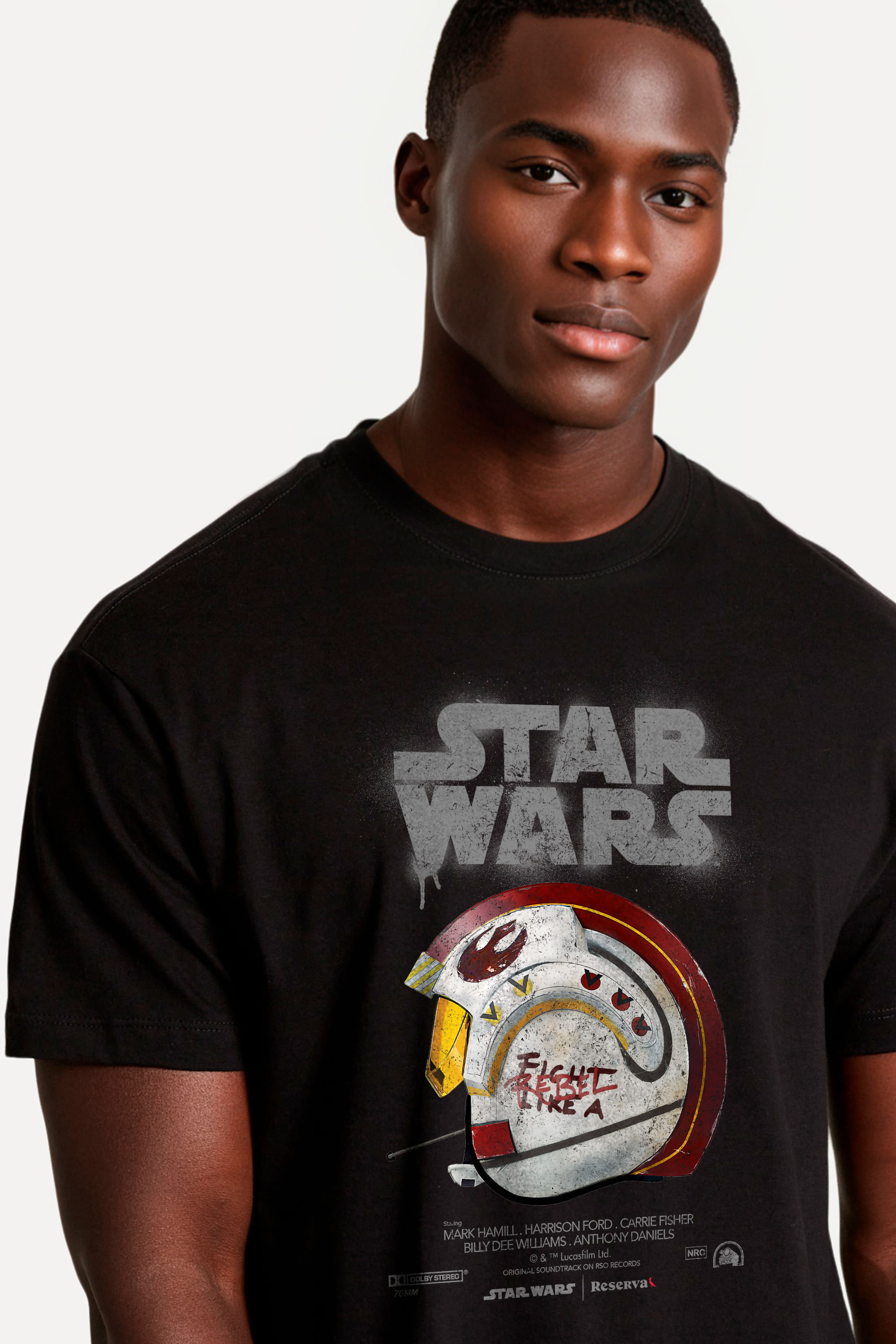 Camiseta Estampada Fight Rebel Like A
