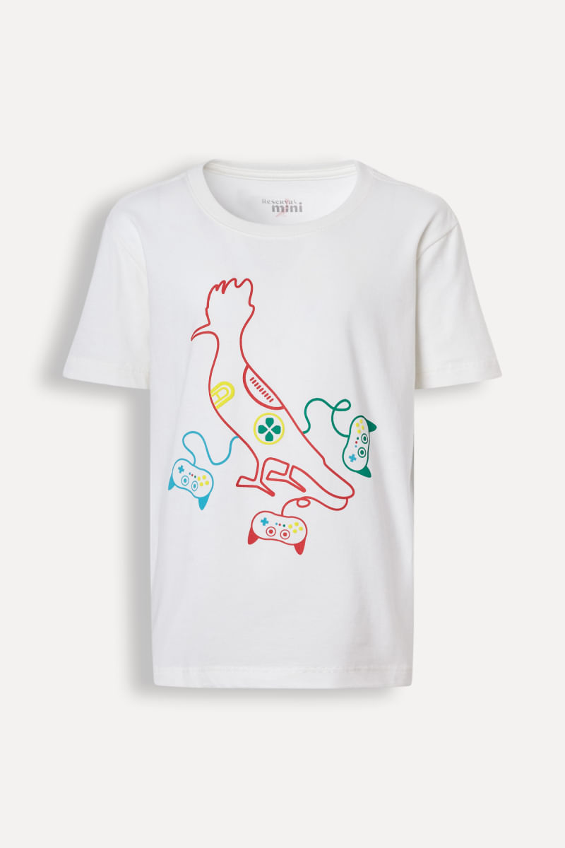 Camiseta Mini Est Pica Pau Videogame