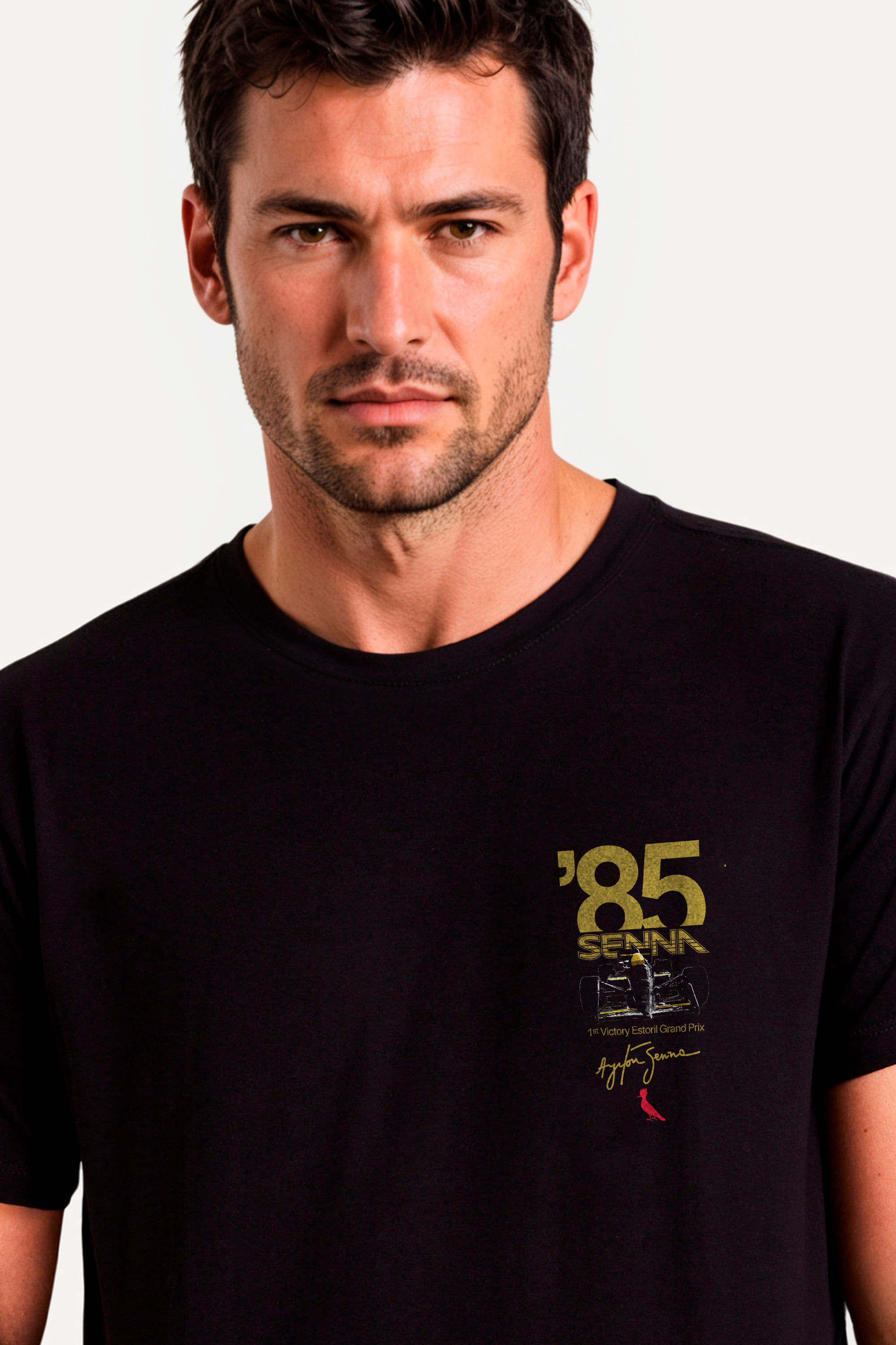 Camiseta Estampada Senna Estoril 85