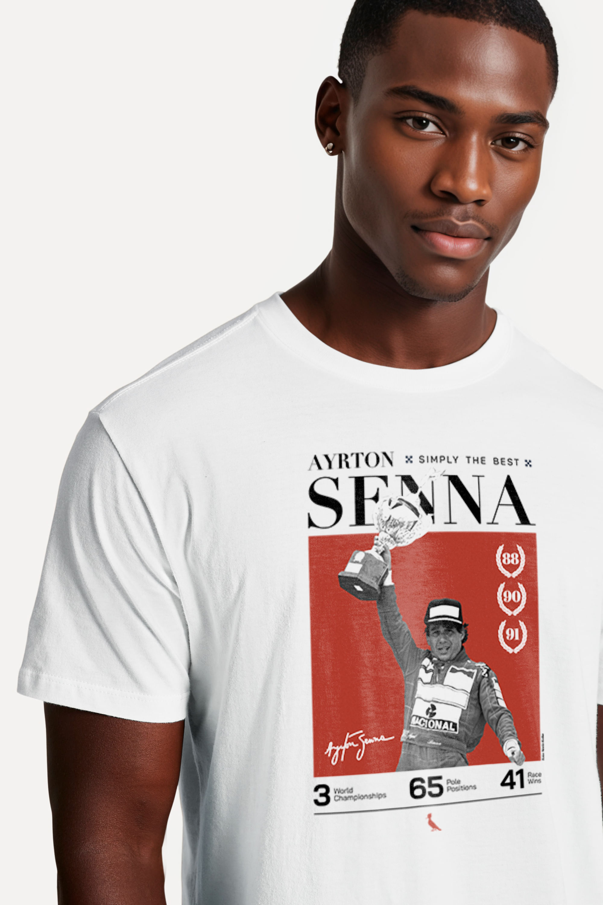 Camiseta Estampada Senna Simply The Best