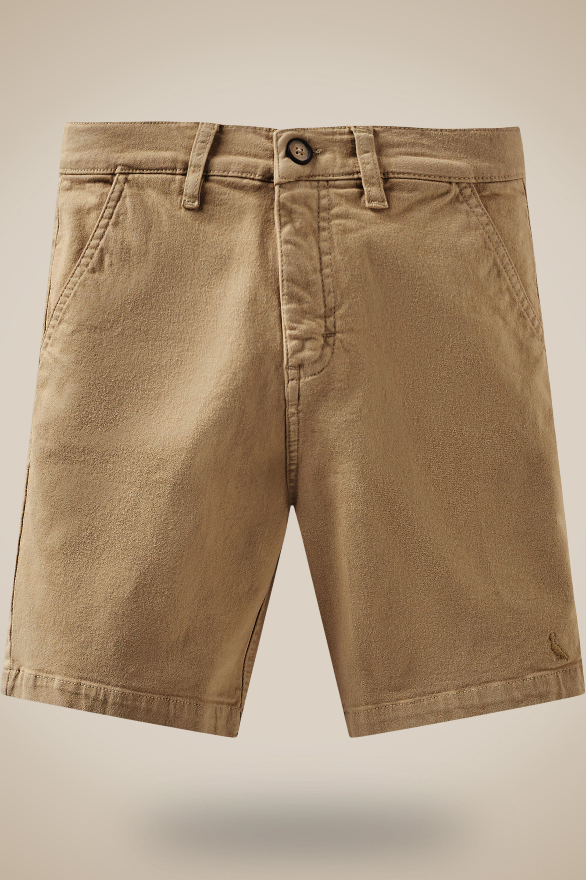 Bermuda Mini Sarja Alfaiataria - Khaki - 12