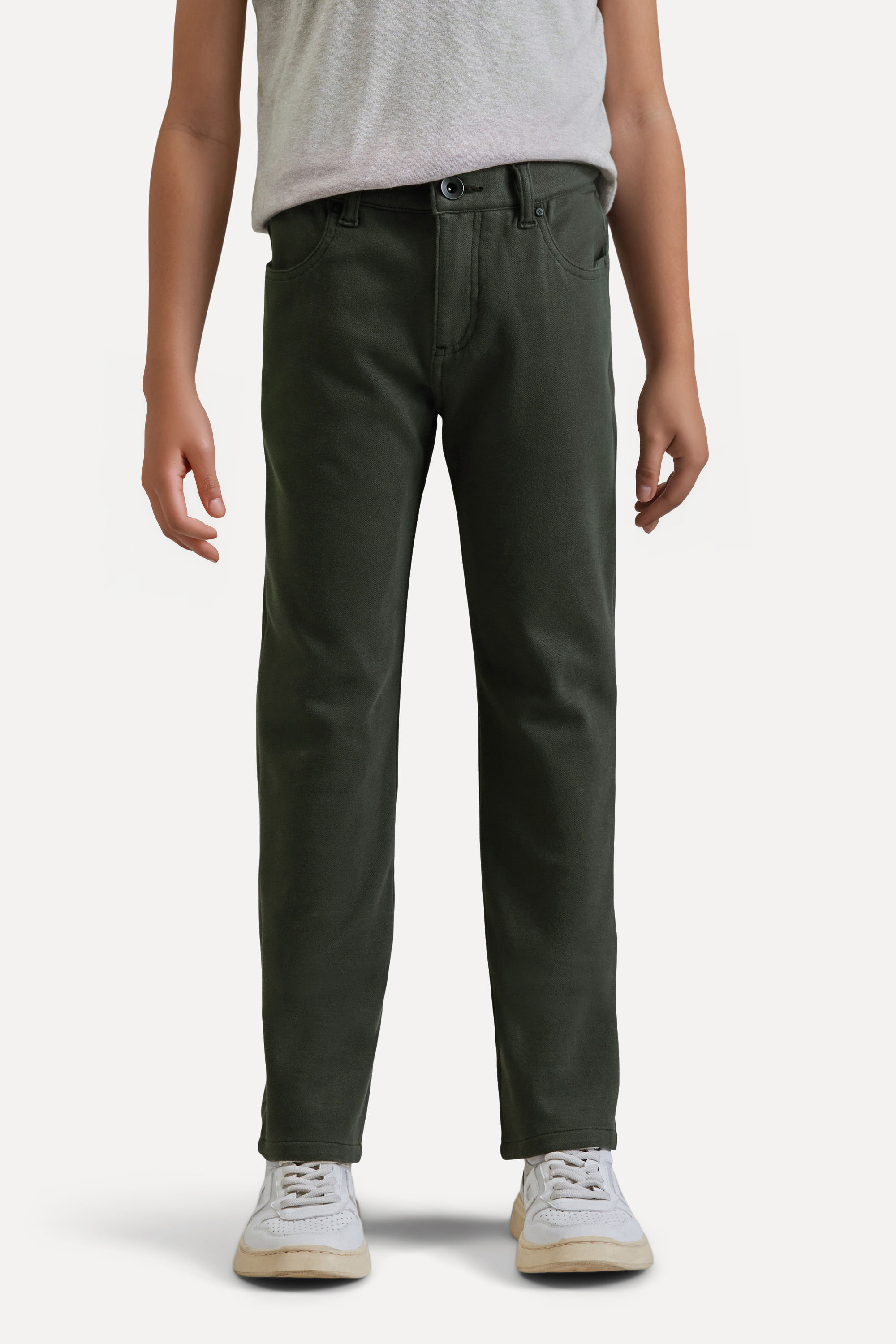 Calca Mini 5 Pockets Moletom
