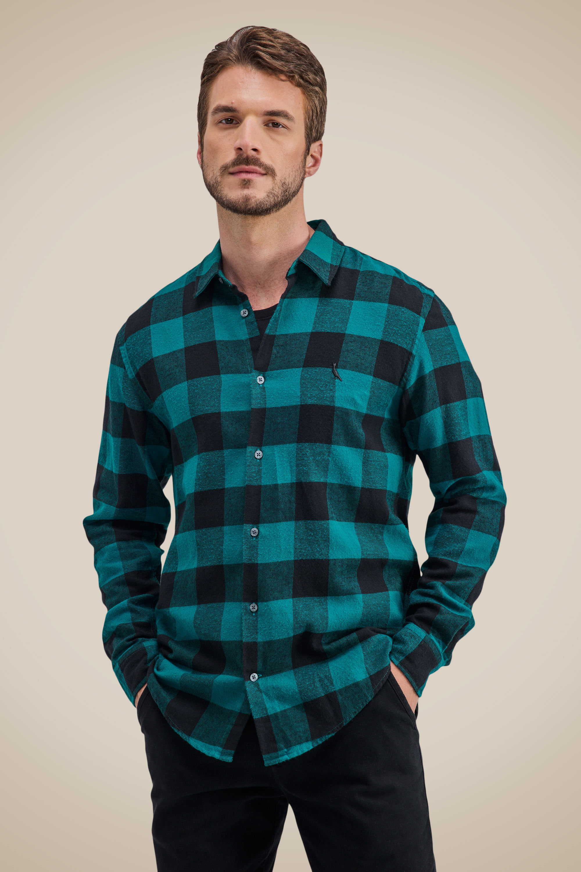 Camisa Ml Xadrez Buck