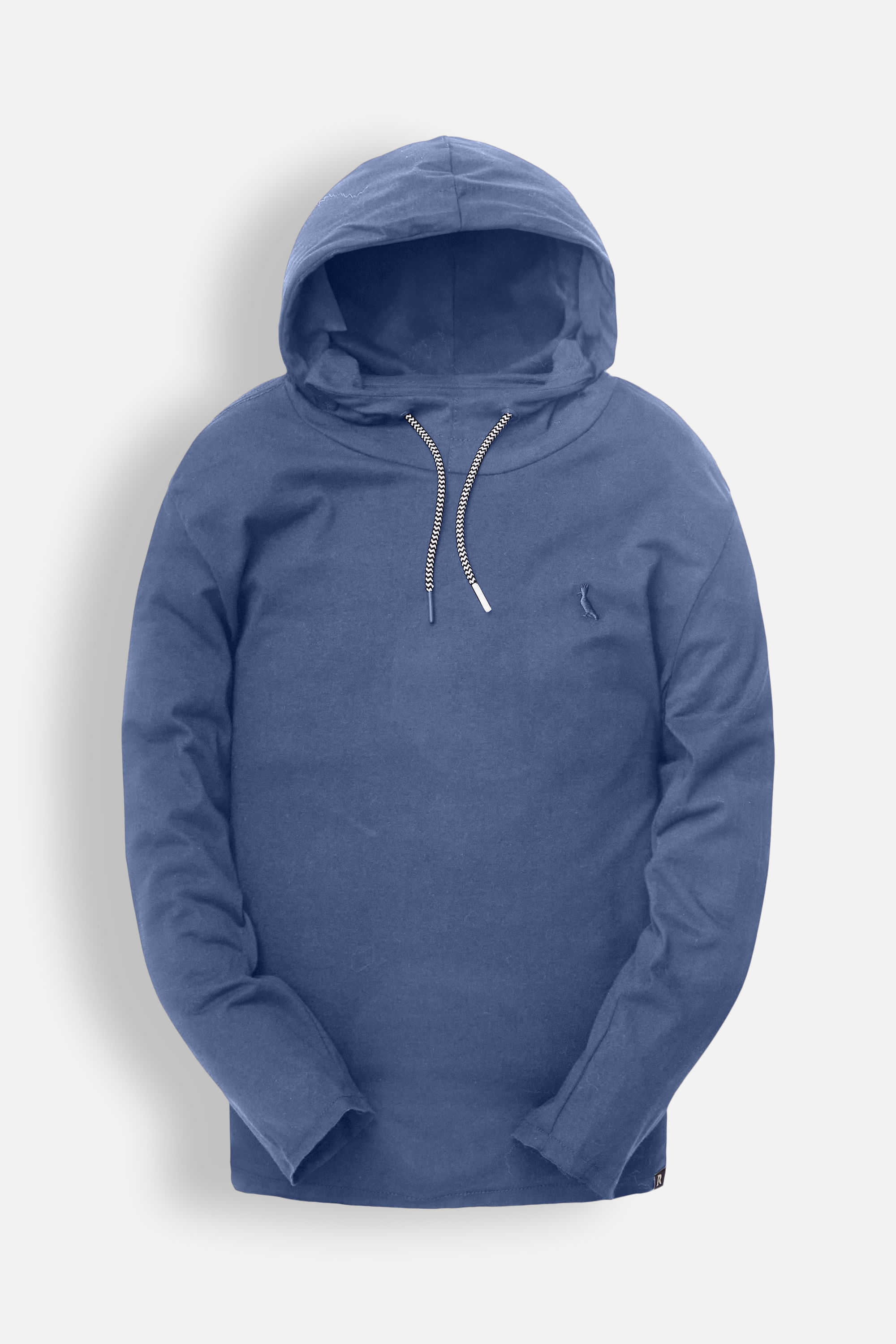 Hoodie Mini Malha a Fio - Marinho Stoned - 02