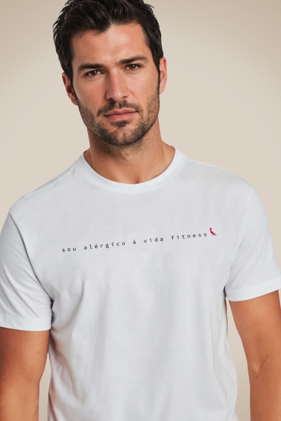 Camiseta Est Alergico A Vida Fitness