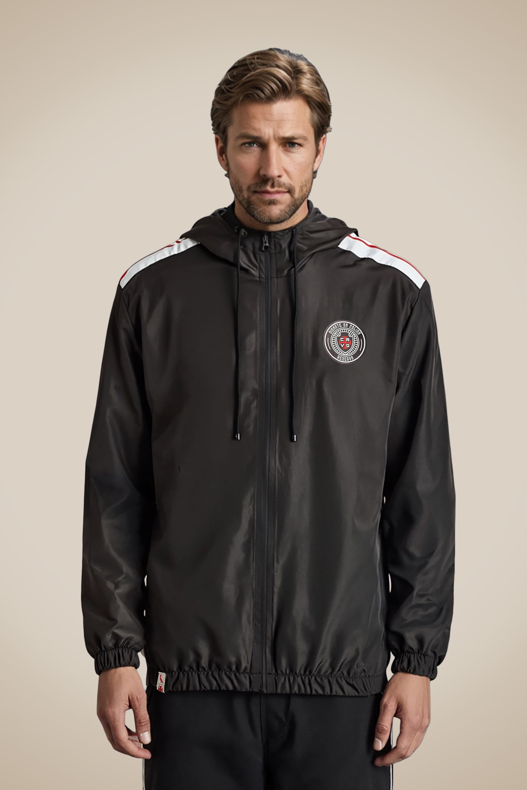 Jaqueta Windbreaker Recortes Vasco
