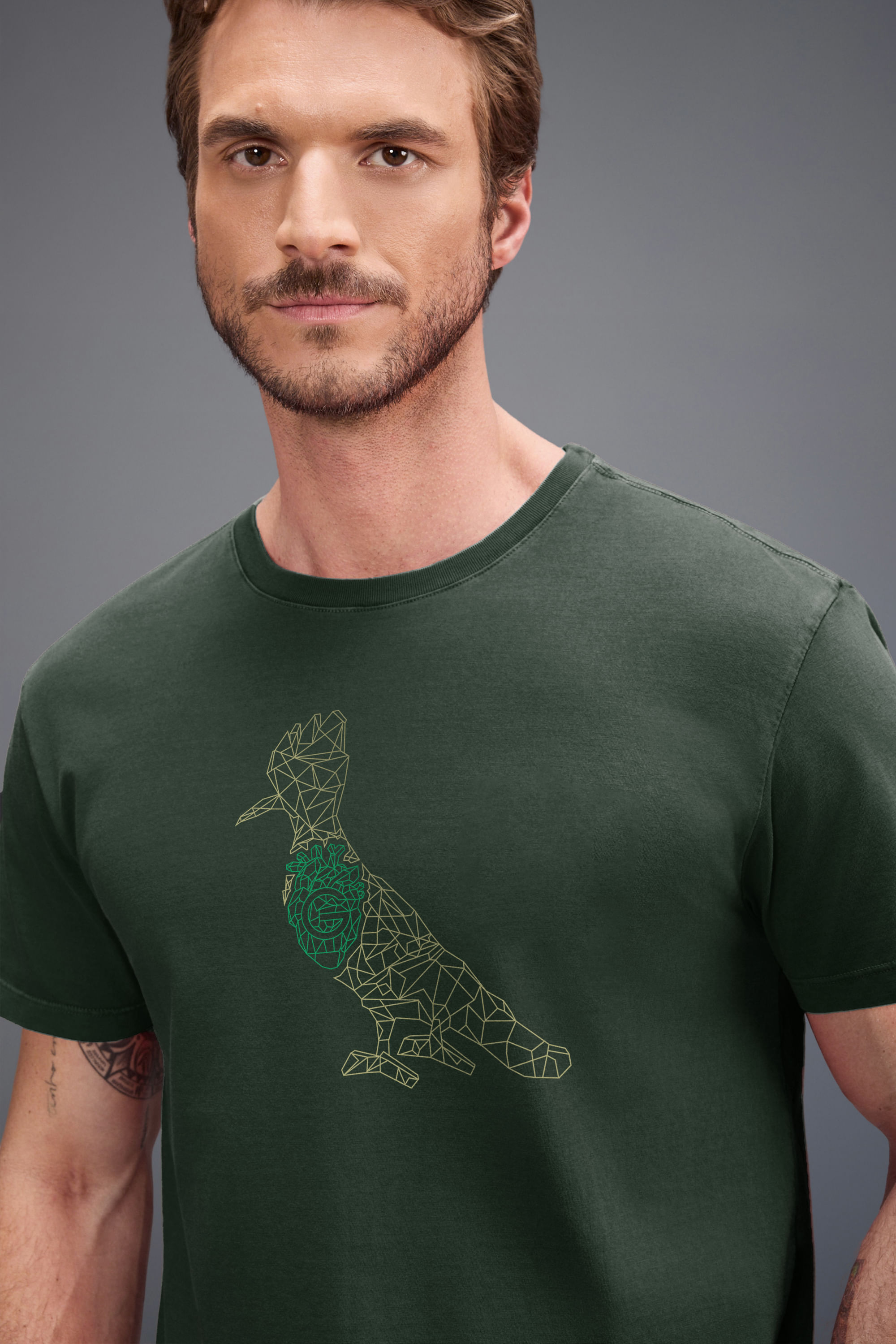 Camiseta Est Coracao Verde Goias