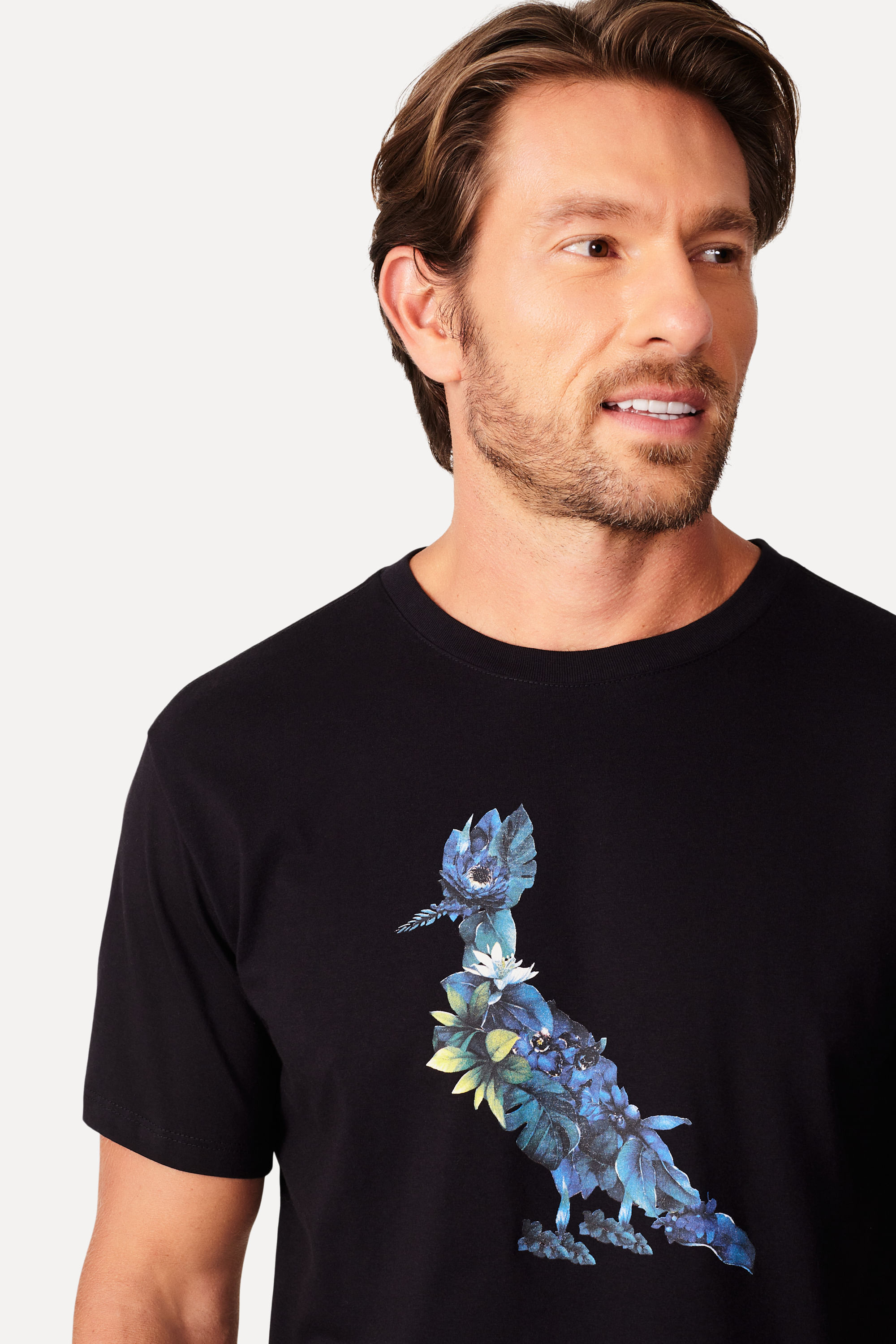 Camiseta Est Pica Pau Blue Forest