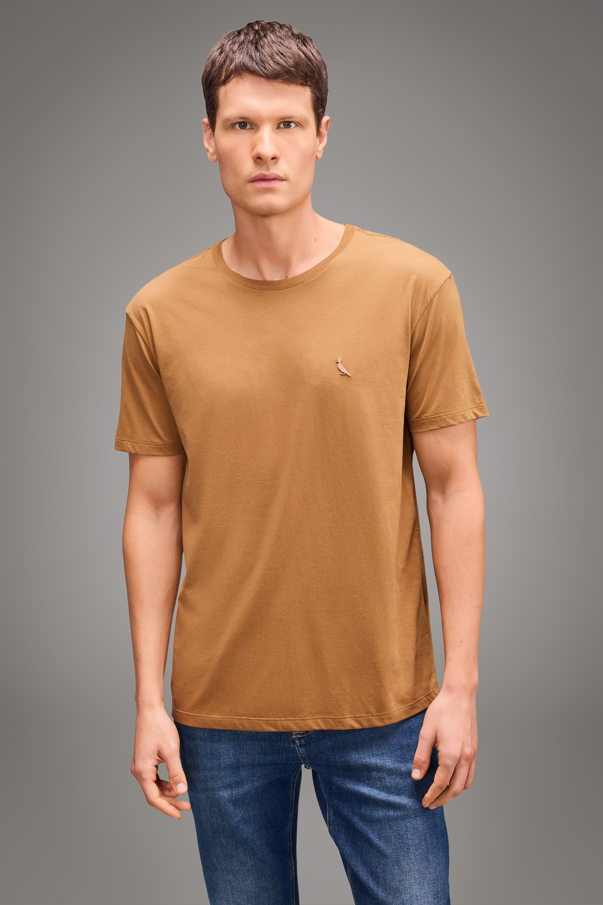 Camiseta Pima Pica Pau Classic Relevo