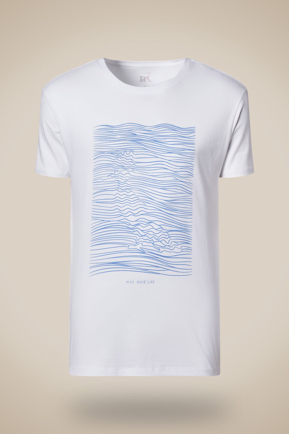 Camiseta Slim Estampada Mar Doce Lar