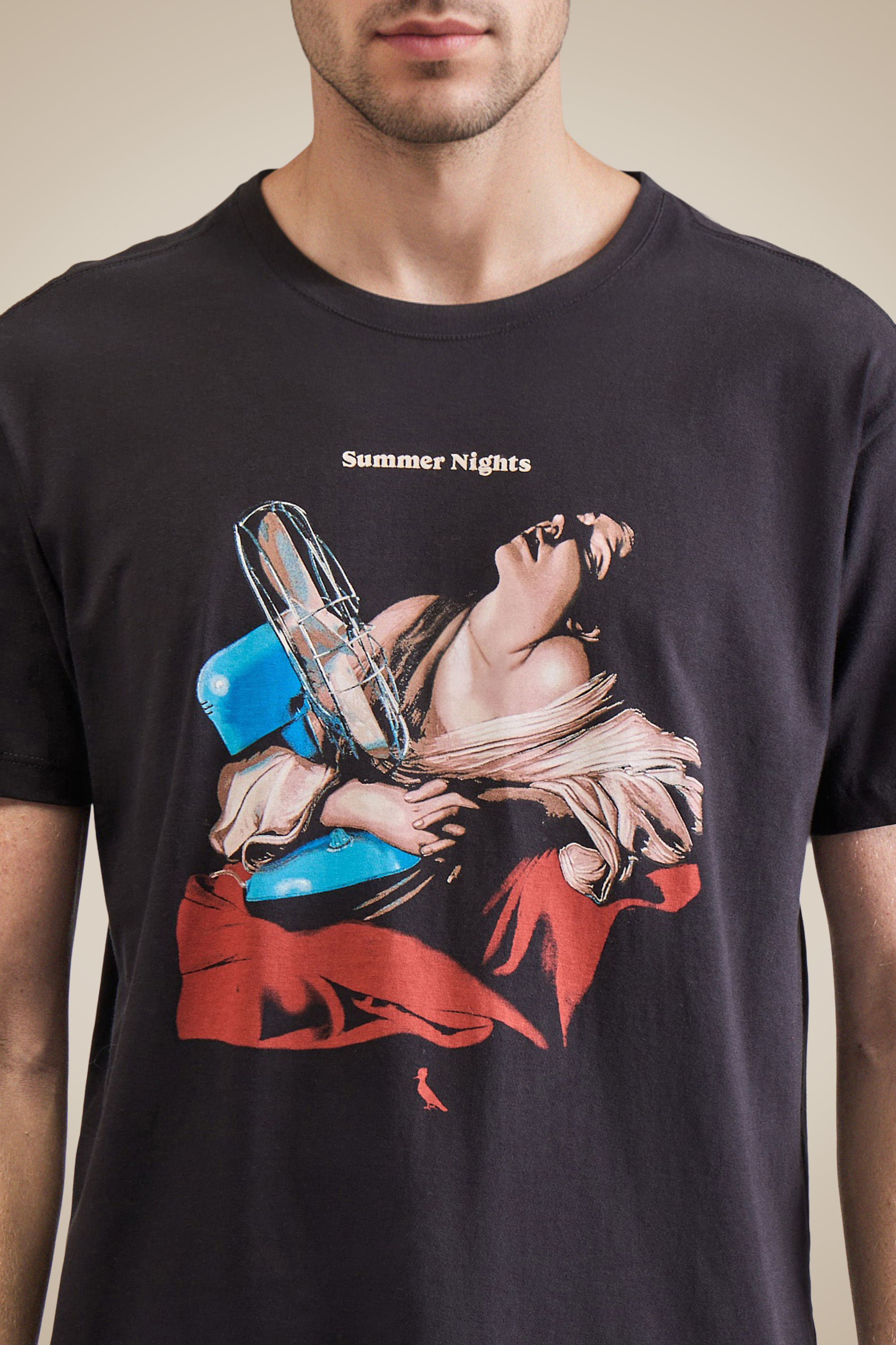 Camiseta Slim Estampada Summer Nights