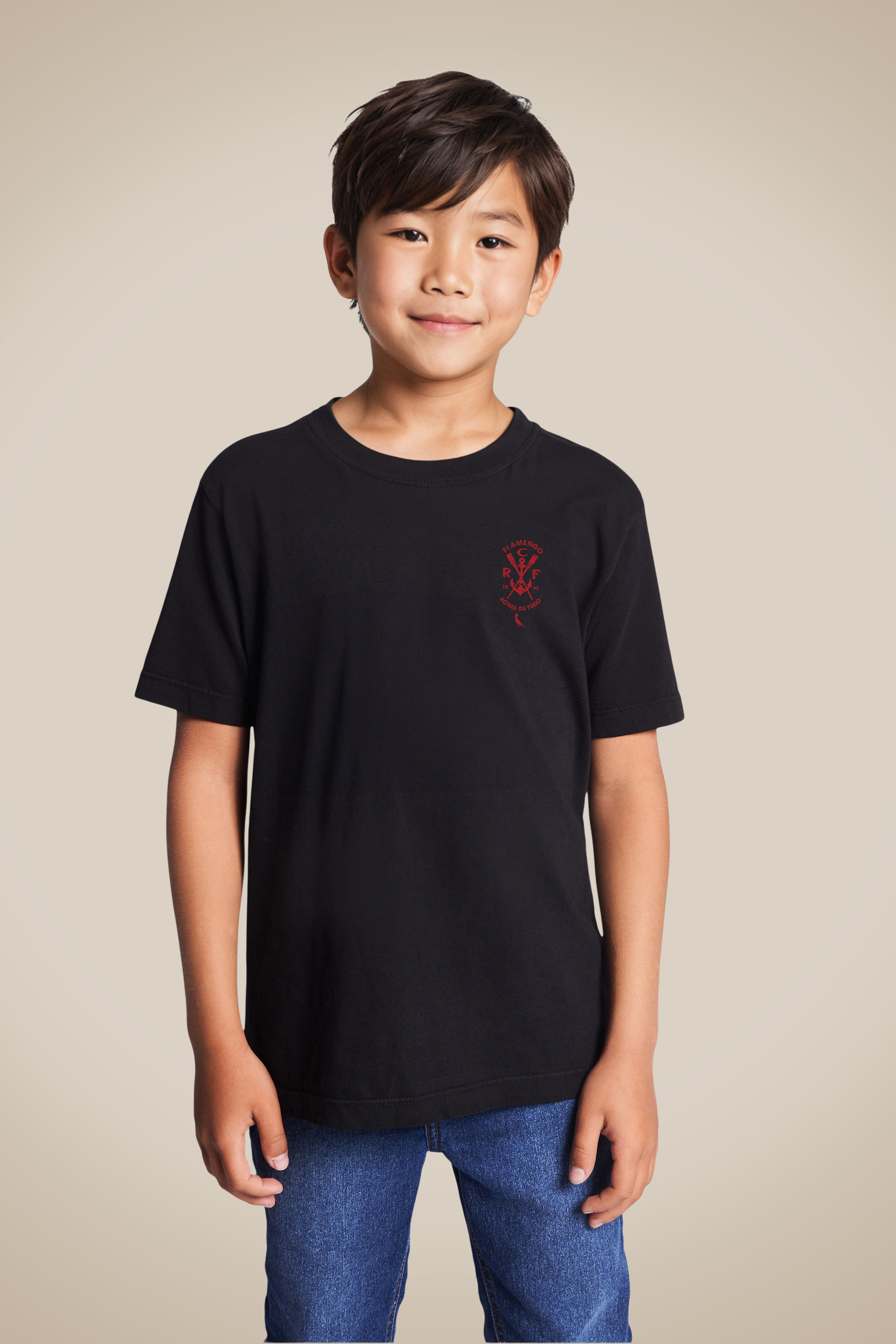 Camiseta Mini Estampa Fla Escudo Remo