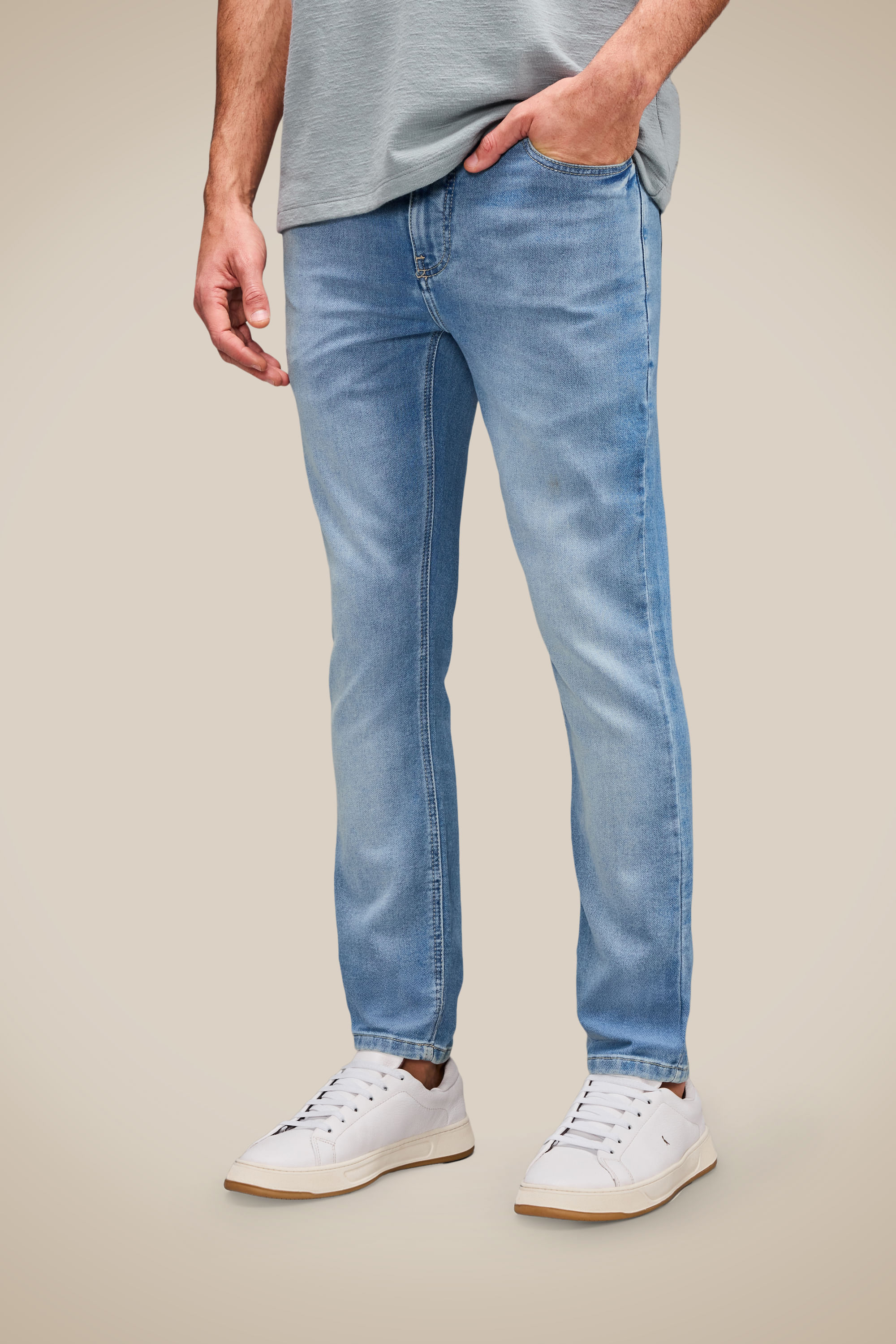 Calca Jeans Skinny Moletom Guarani