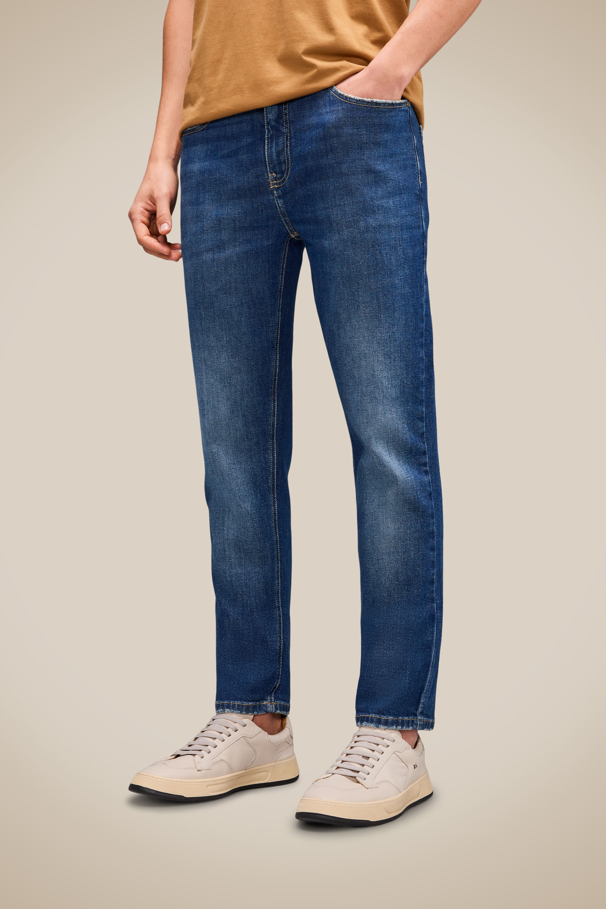 Calca Jeans Slim Turco