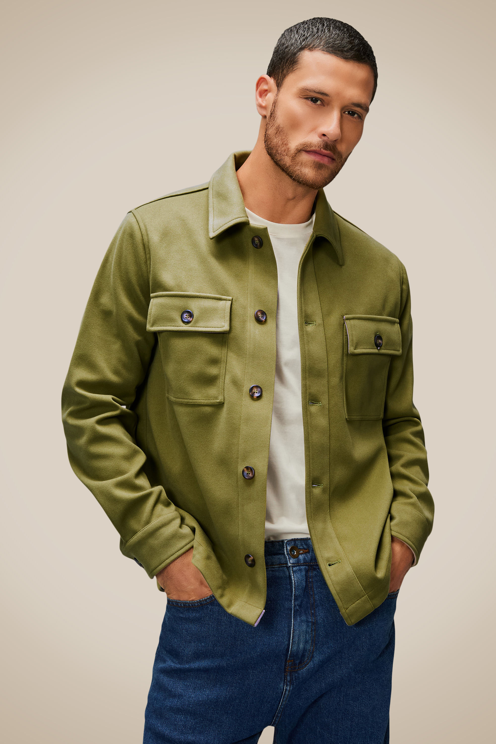 Jaqueta Overshirt Cozy