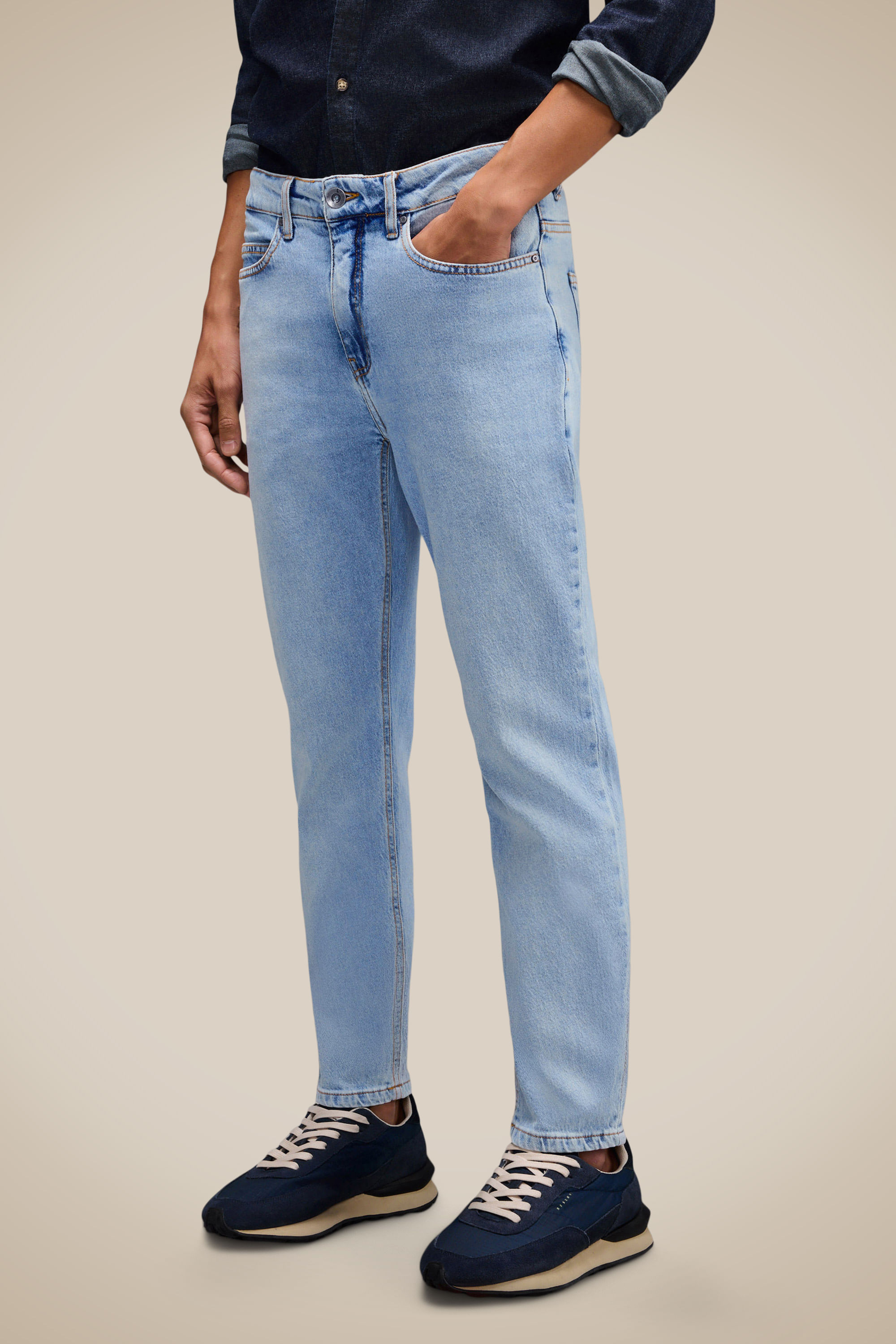 Calca Jeans Slim Sky