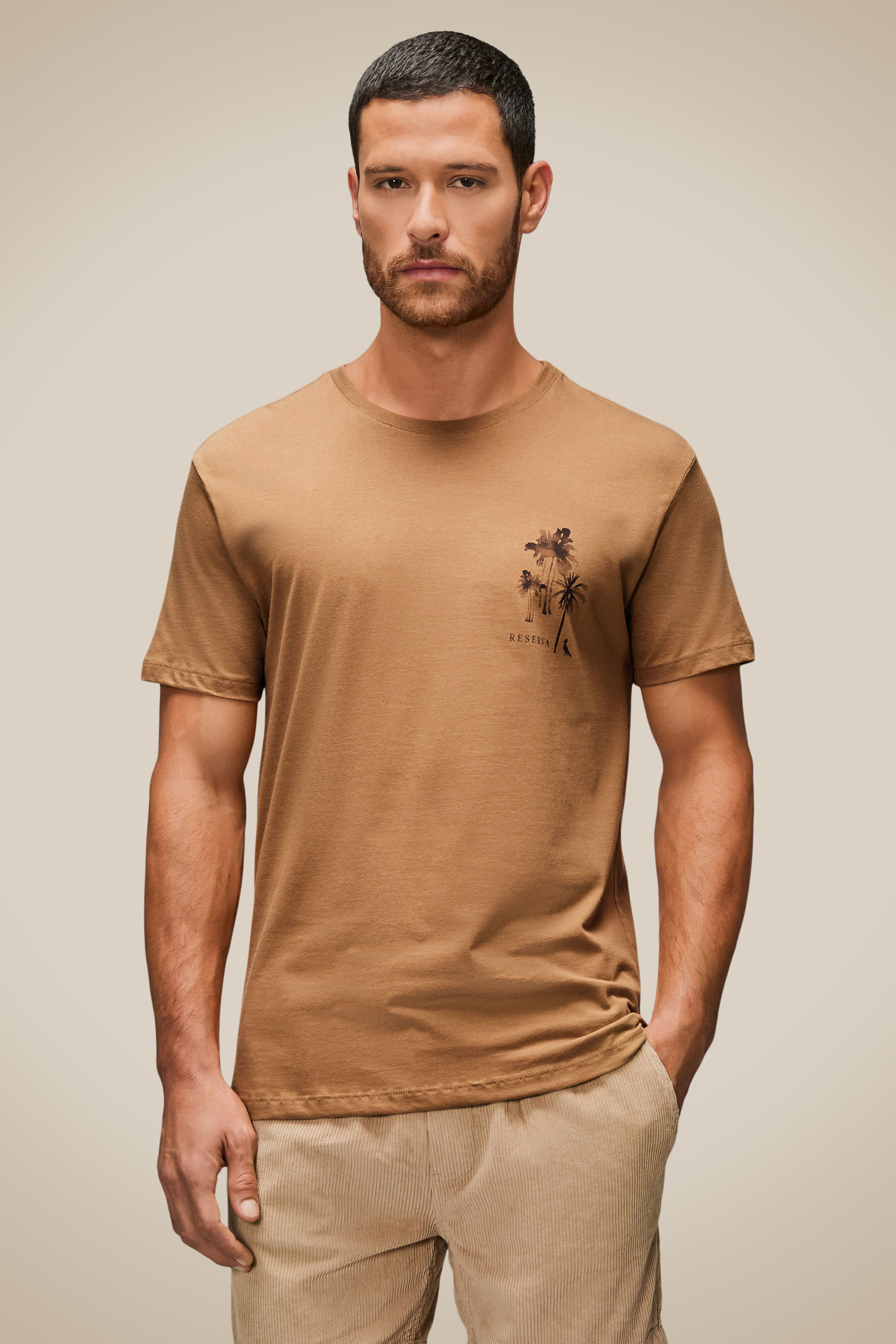 Camiseta Estampada Palm Reserva