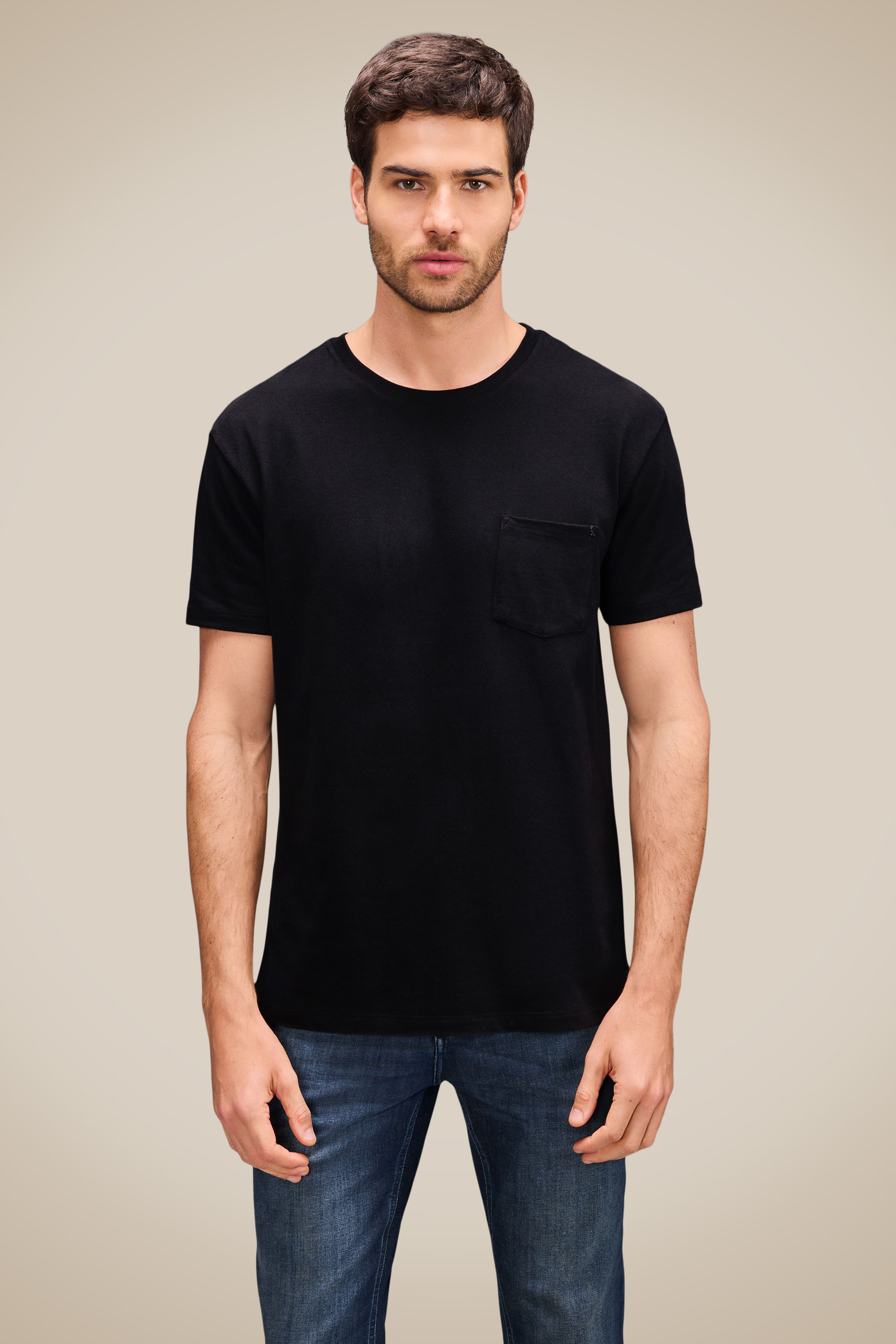 Camiseta Regular Bolso Rugby